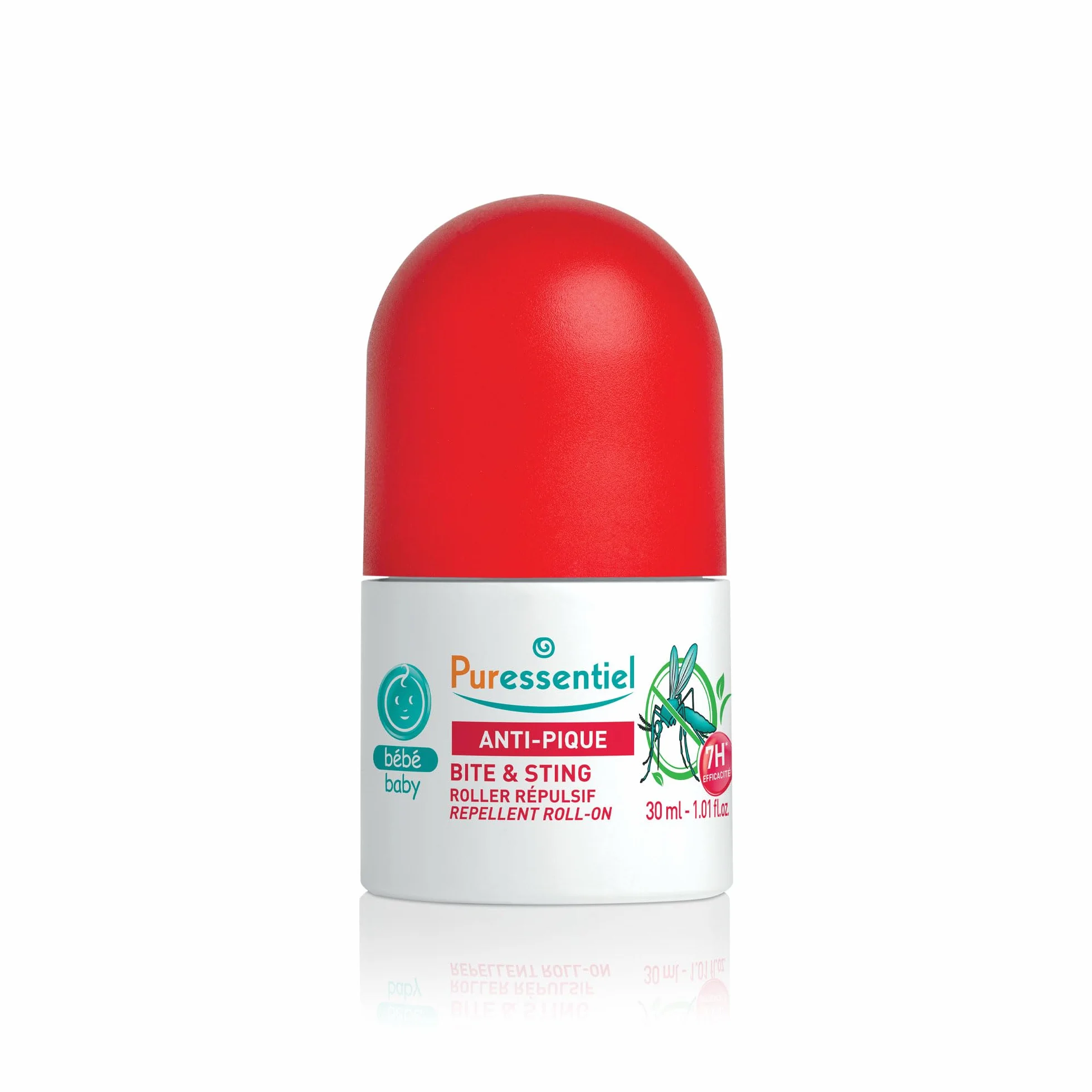 Puressentiel - Anti Pique - Roller Répulsif Bébé - Anti-Moustiques- Protection efficace contre les moustiques - Actif 100 pourcent d'origine végétale - Dès 6 mois - 30 ml