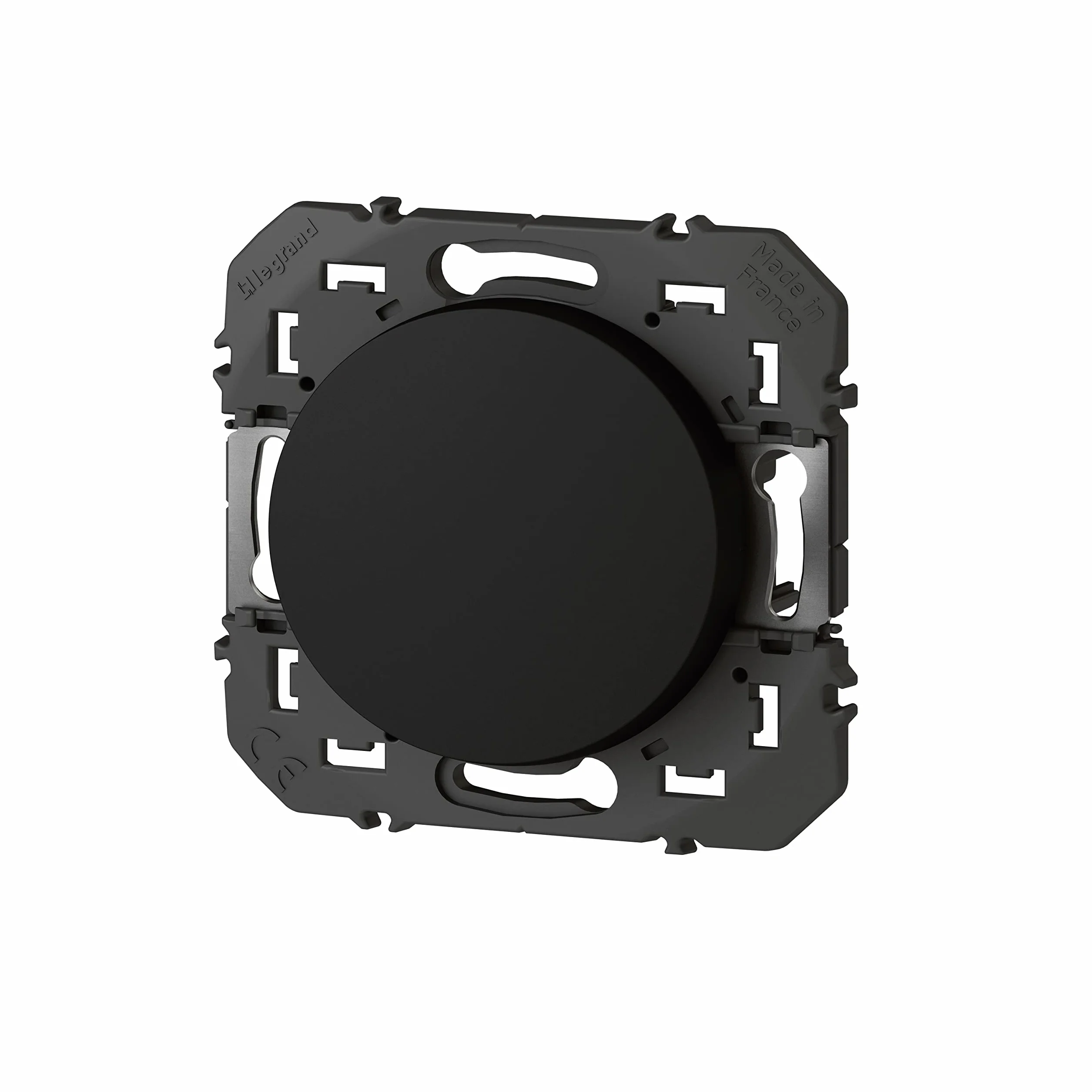 Legrand Interrupteur Mural Simple ou Va-et-vient 10AX Noir Commande d'Éclairage Sans Plaque