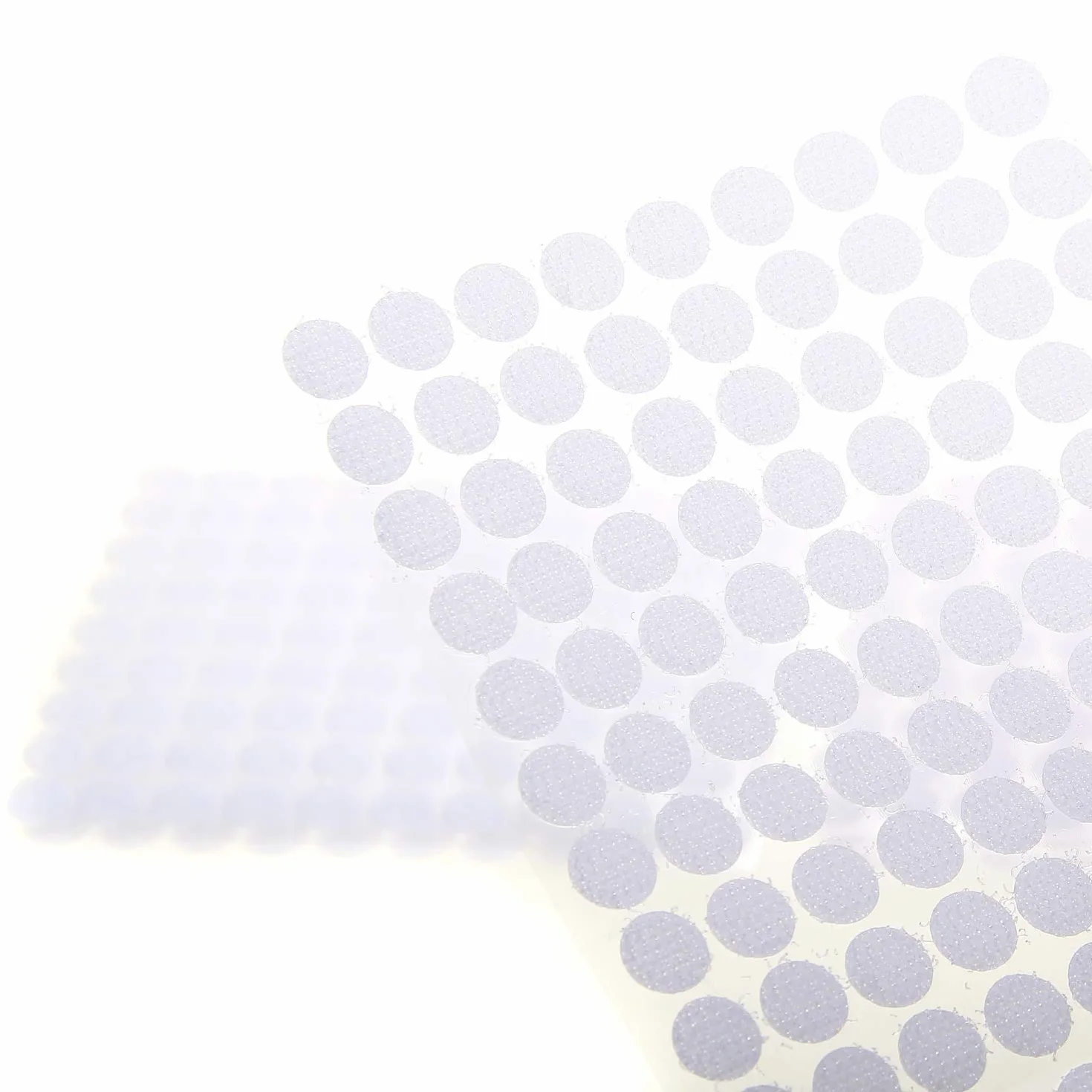 TUKA 1350 Paires 10mm Cercles Auto-adhésifs Hook & Loop Pastille Adhésif Blanc