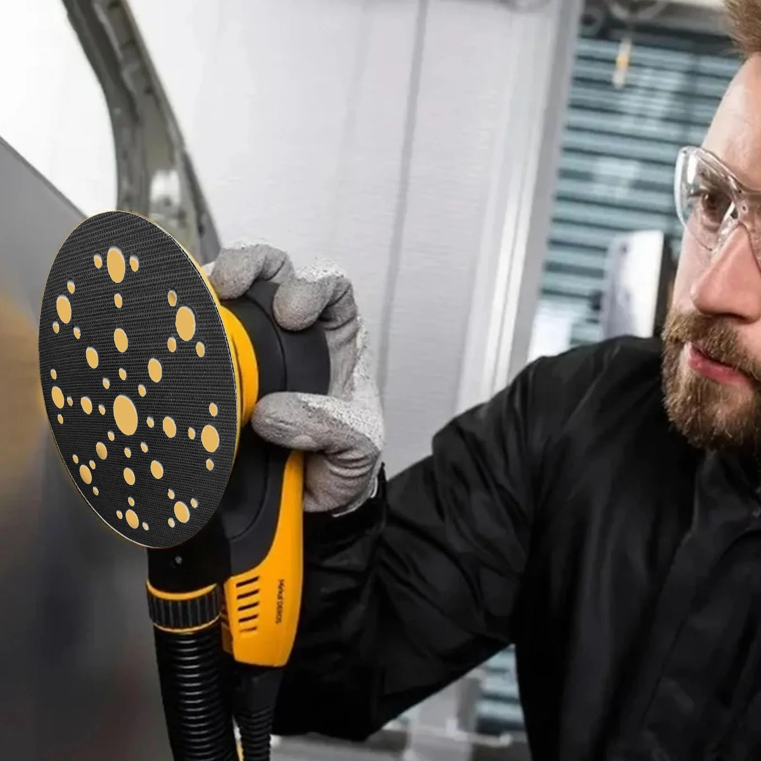 Patins de ponçage souples 150 mm 49 trous Interface Pad Mirka Abranet Bosch Dewalt