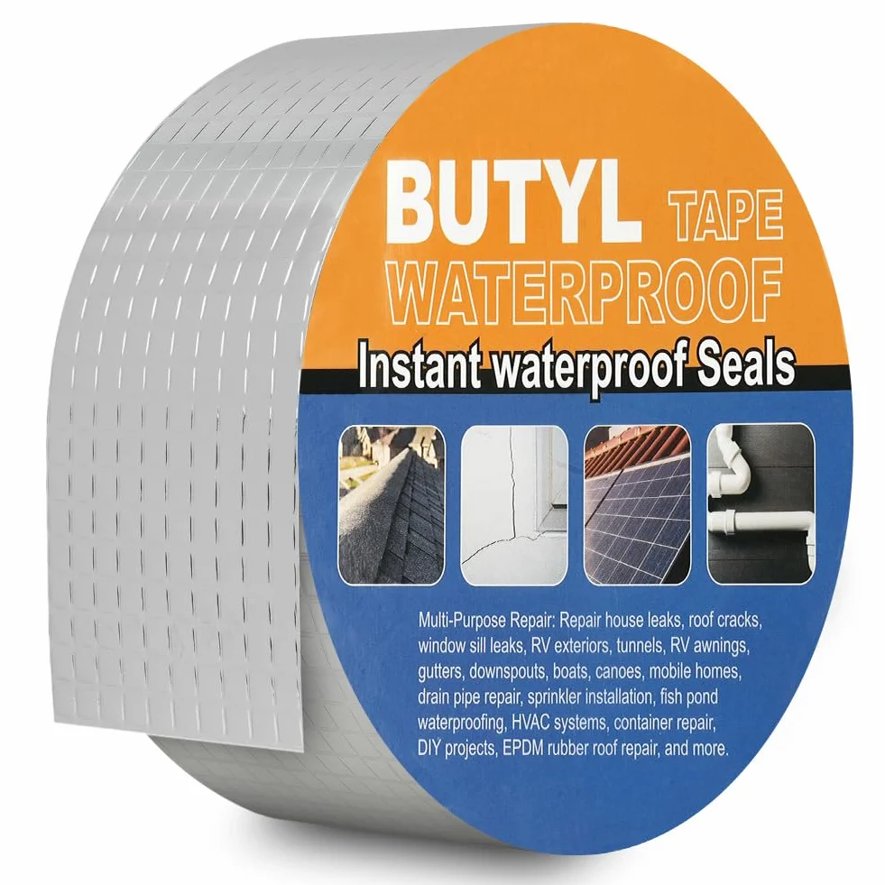 Ruban d'étanchéité en butyle 50mm x 5m pour toiture, camping-car, bateau