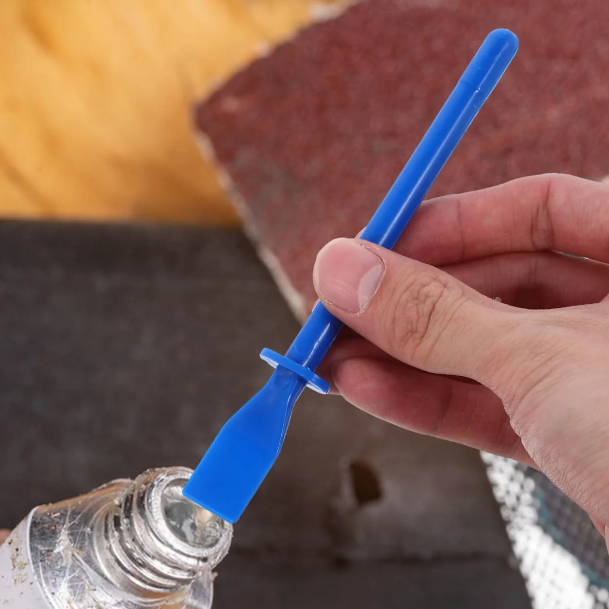 DOITOOL Lot De 6 Épandeurs De Colle Et Spatules Pour Bricolage Maroquinerie Outil De Peinture
