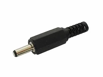 Fiche d'alimentation mâle 1.3 x 3.4 x 9.5mm