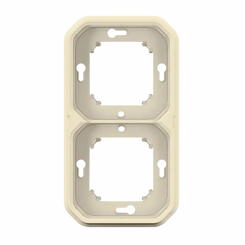 Legrand Plexo plaque d'encastrement 2 postes horizontal vertical beige