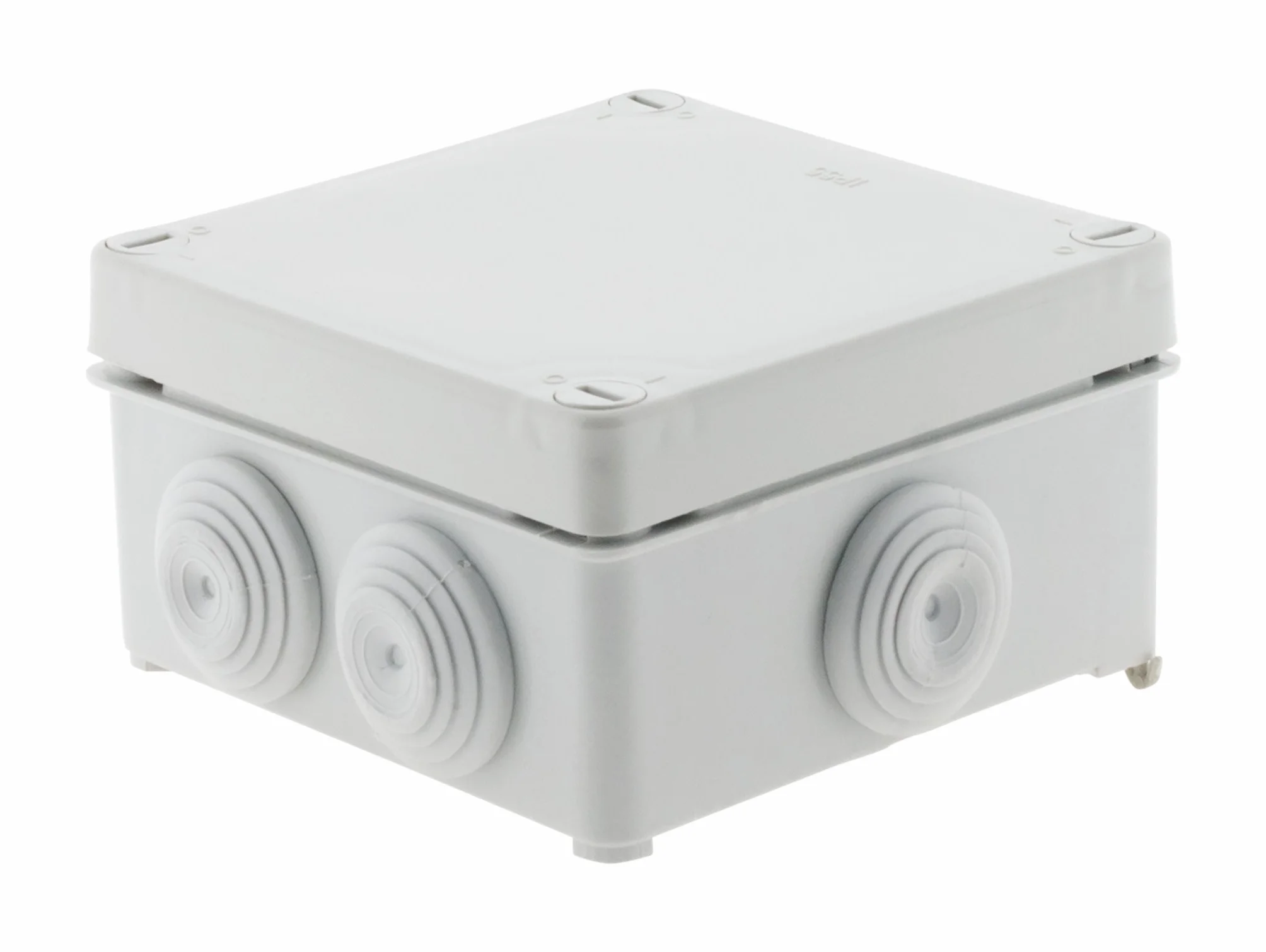 Zenitech Boîte étanche carrée 100x100x50mm IP55 Gris