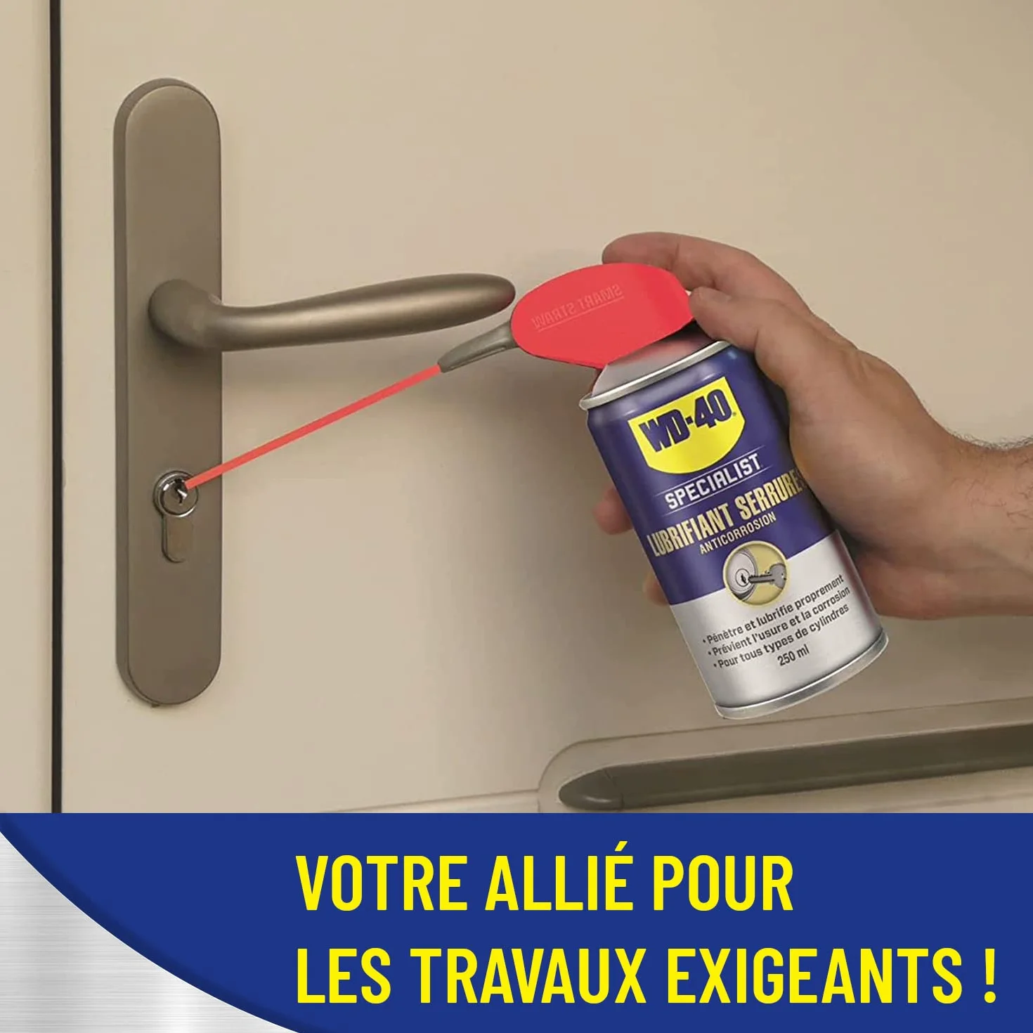 WD-40 Specialist Lubrifiant Serrures Spray Double Position Anticorrosion 250 ML