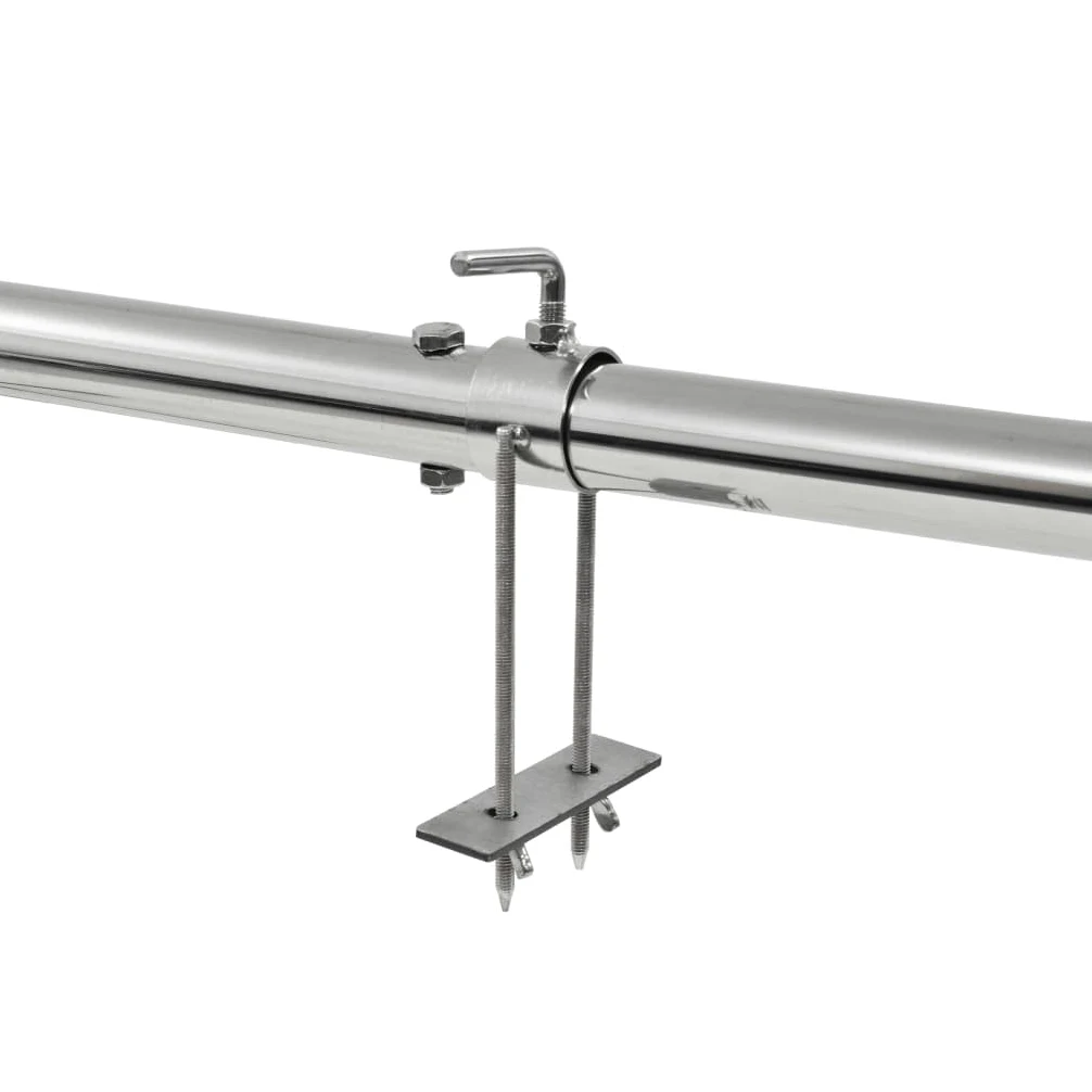 vidaXL Gril de Barbecue Automatique avec Moteur Inox Rôtissoire Tourne Broche
