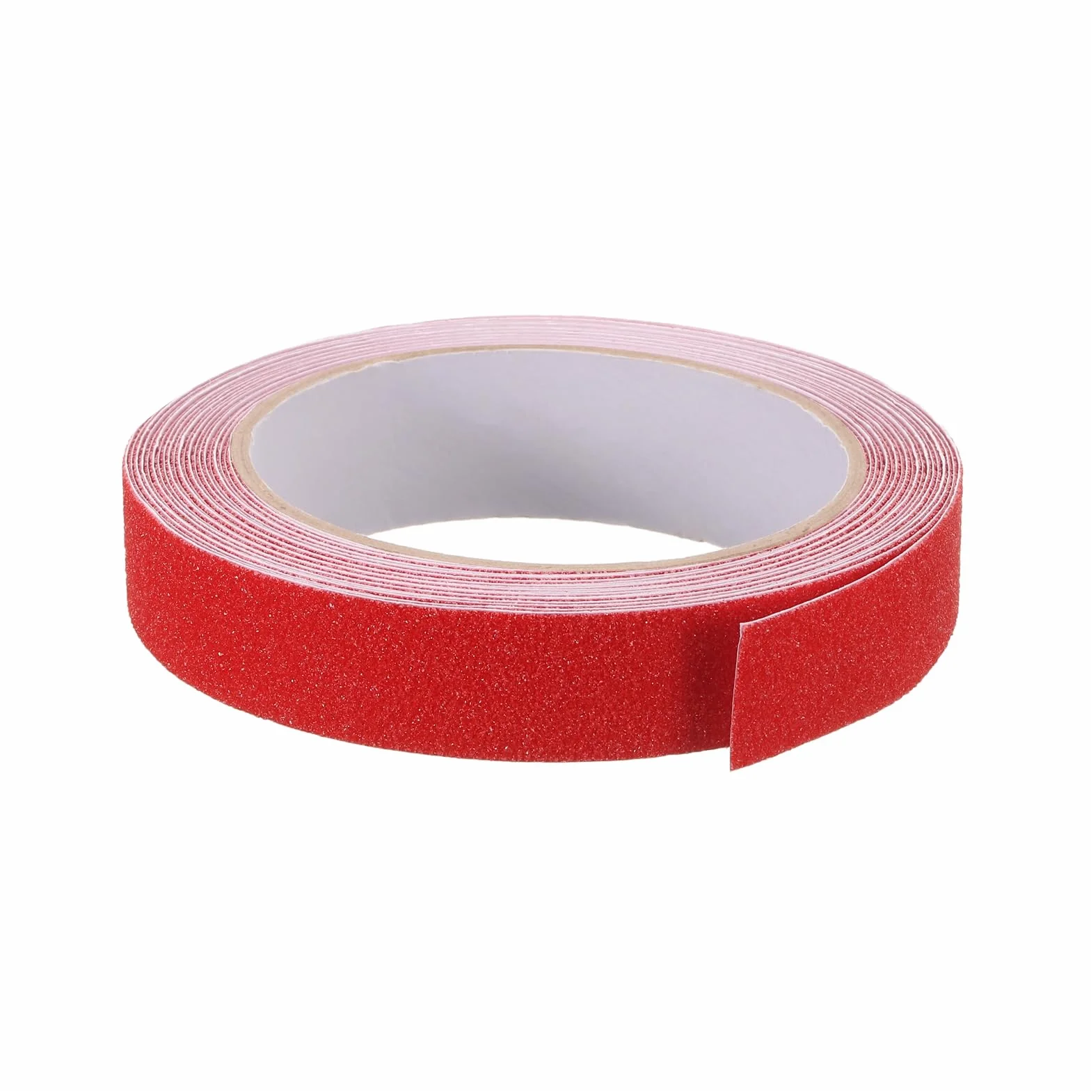 sourcing map Ruban de traction antidérapant 2,5 cm x 5 m Imperméable Haute friction Résistant aux intempéries Rouge