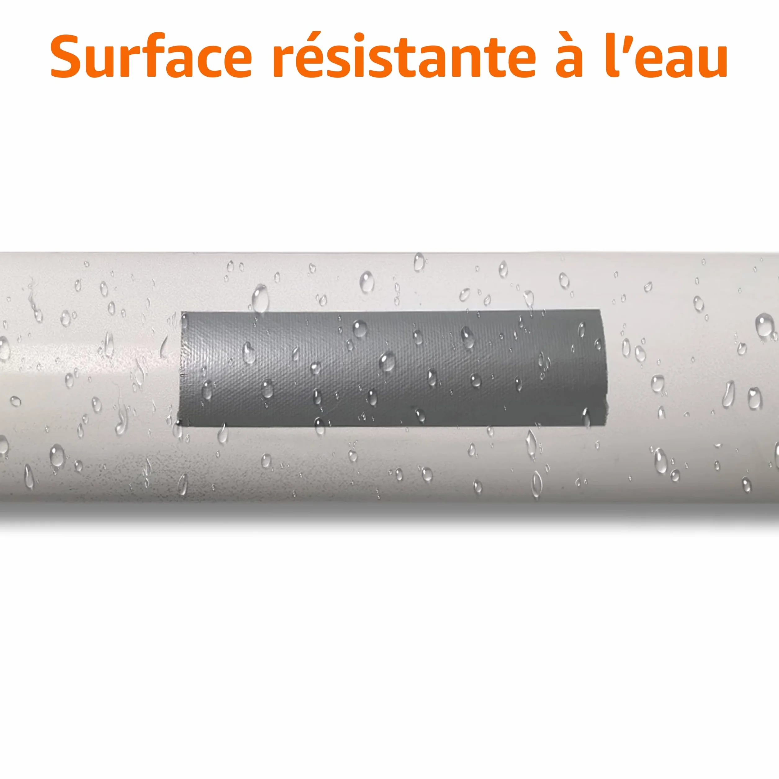 Amazon Basics Ruban Adhésif Haute Résistance 4.77 cm x 18.28 m Argenté Lot de 4 Rouleaux