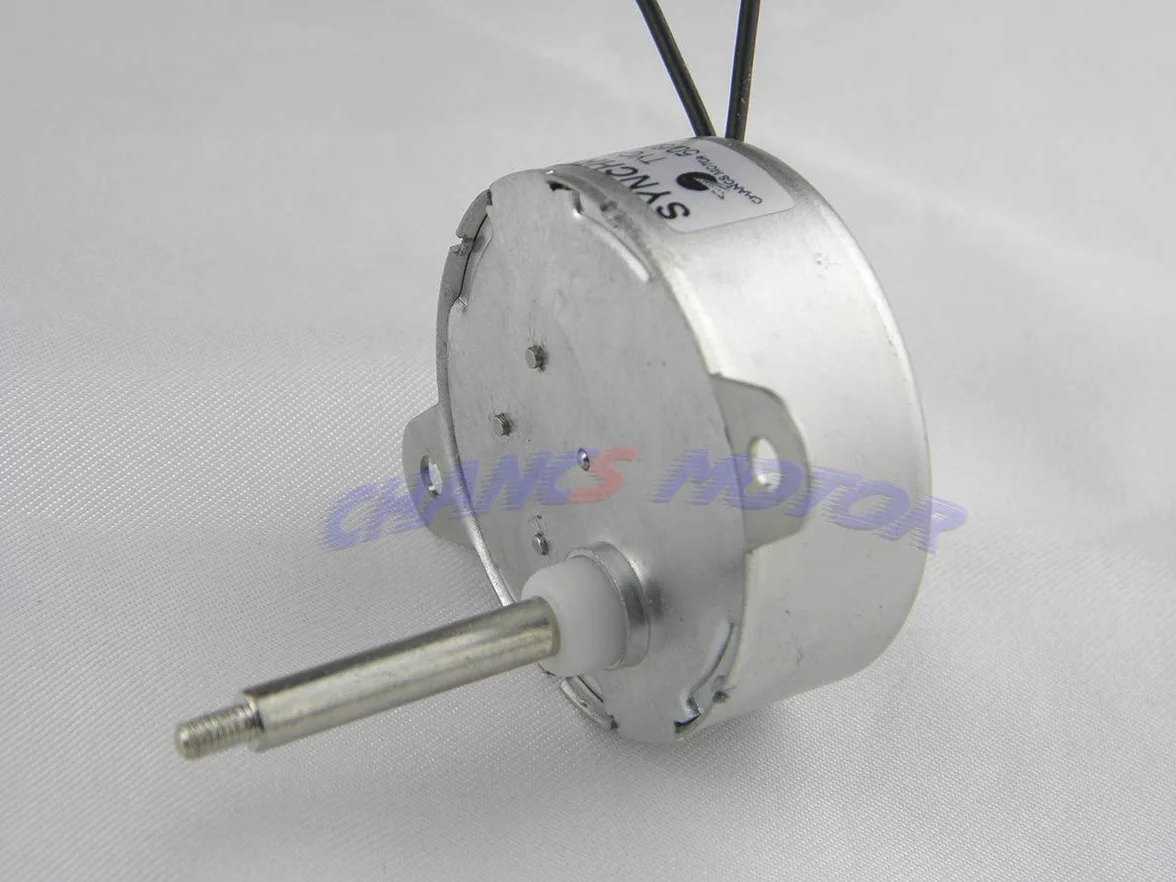 CHANCS TYC40 Moteur synchrone 12V AC 5RPM Arbre 35mm 220V