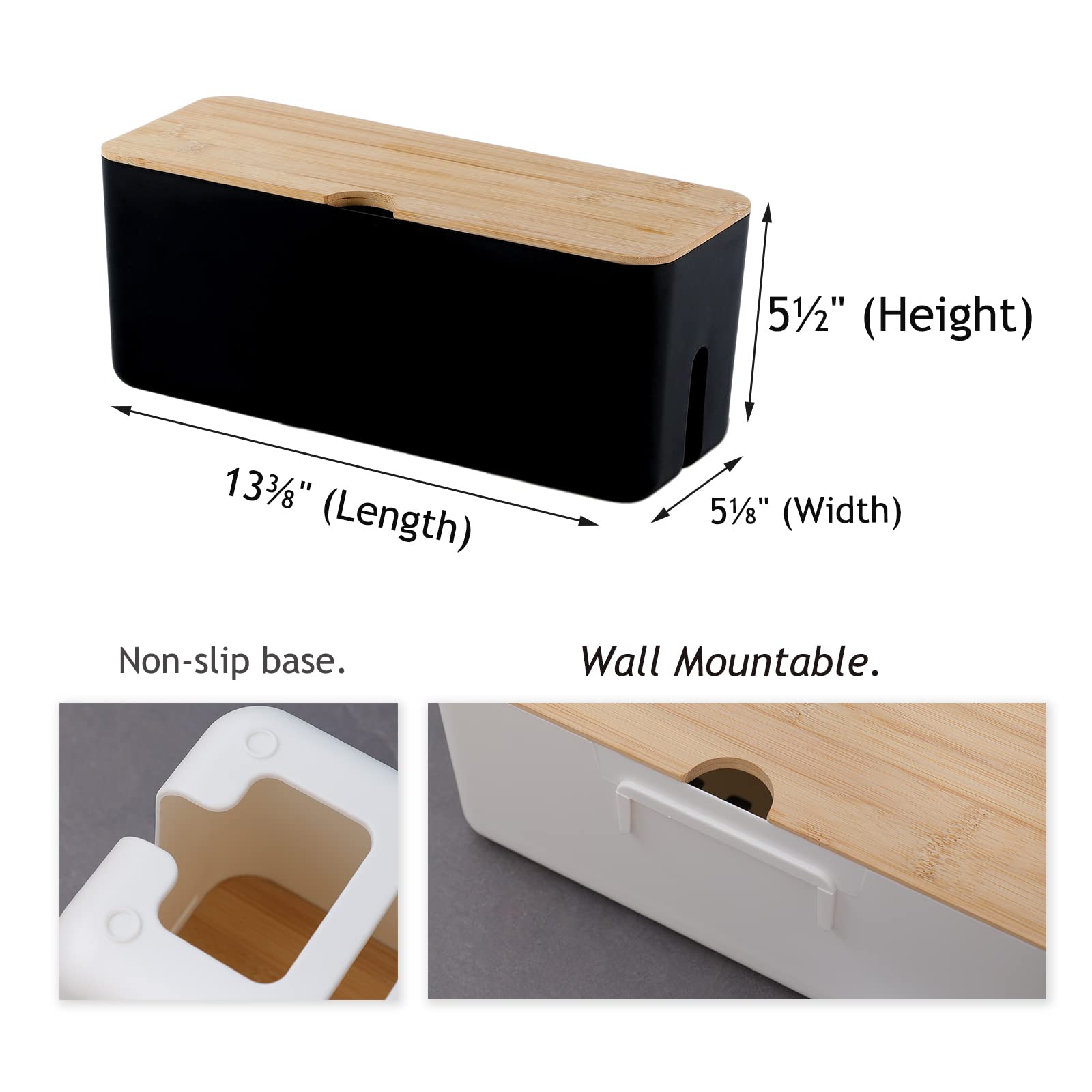 Elegant Wall-Mounted Cable Organizer