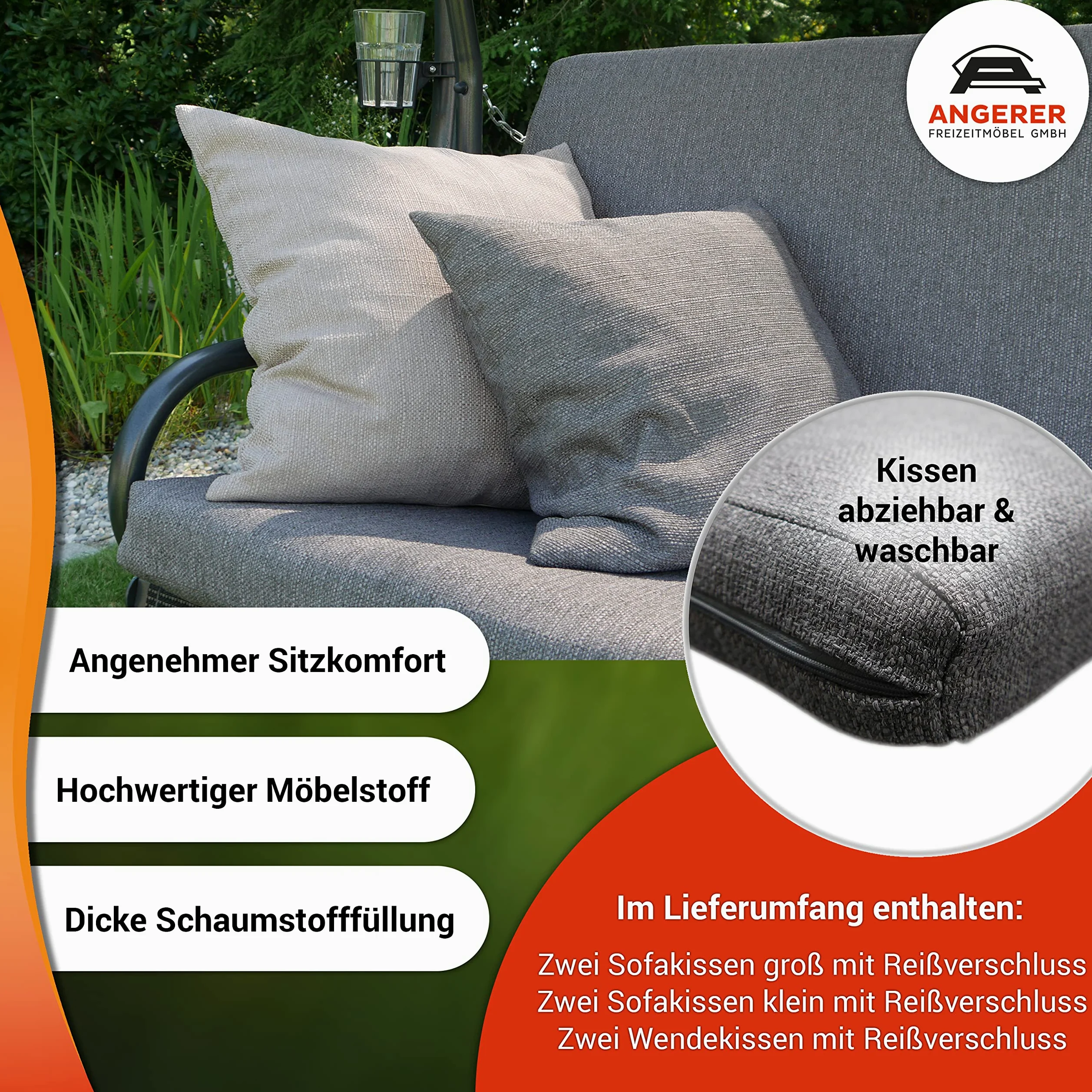 Balançoire Hollywood Elegance Smart Granit extérieur