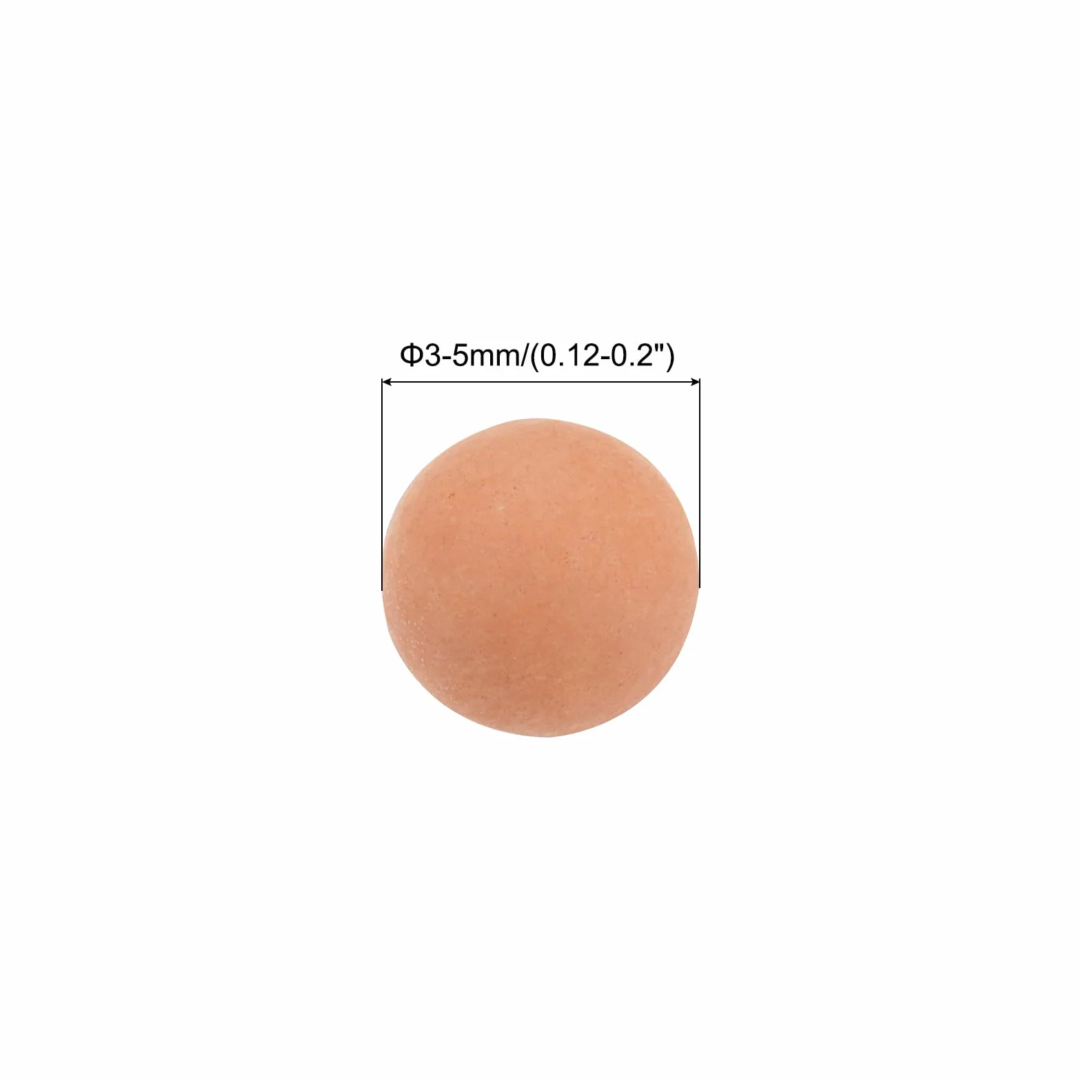 QUARKZMAN Cailloux d'Argile 3-5mm 0,22 Lbs Rouge pour Jardinage, Culture Hydroponique, Bonsaï