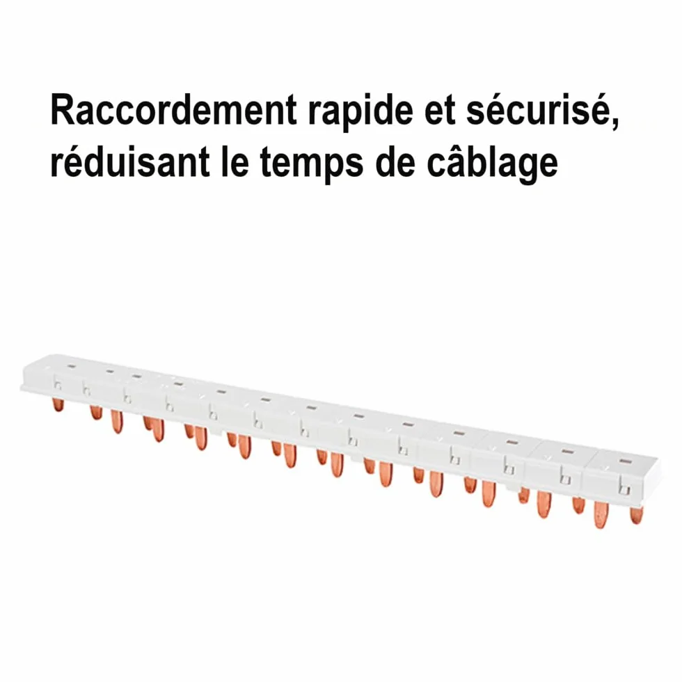 SIEMENS Peigne Horizontal avec connexion Interrupteur Différentiel 40A 63A
