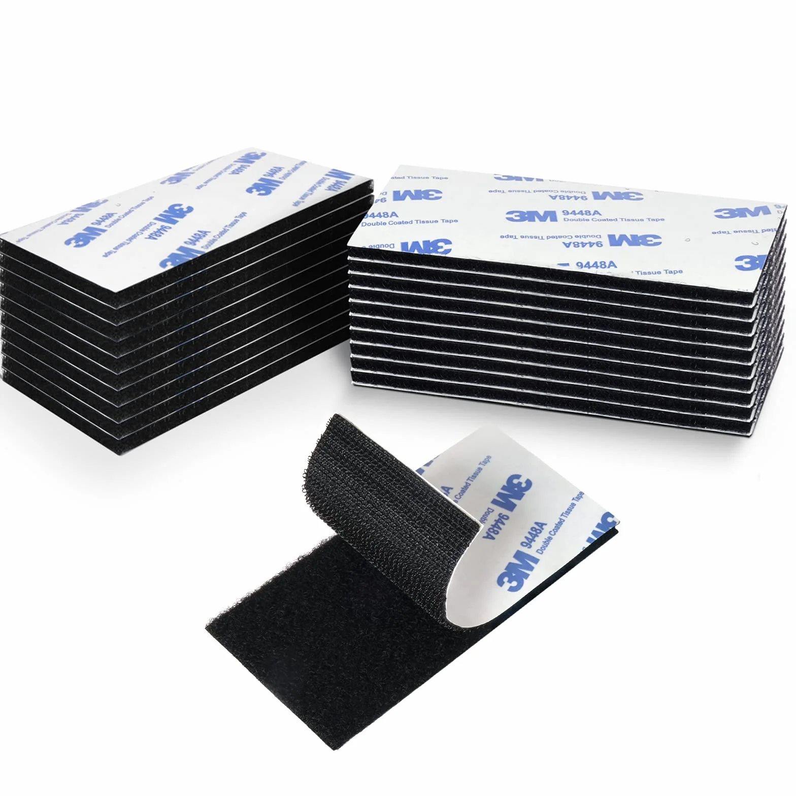 Elover Ruban Adhésif Tissu 10 cm x 5 cm 12 Paires Résistant Réutilisable
