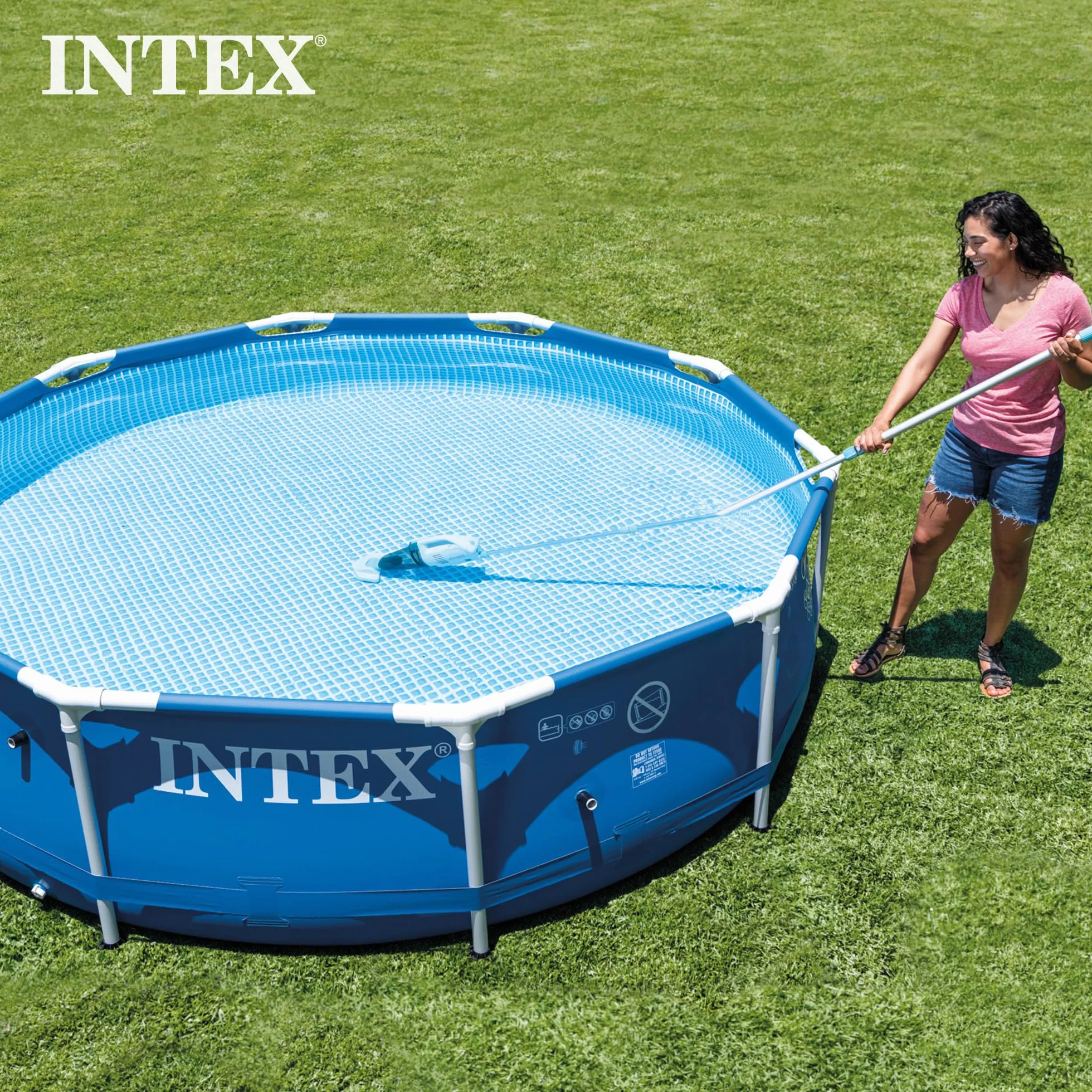 Intex Aspirateur de piscine et spa ZR100 45 litres PureSpas piscines hors sol creusées