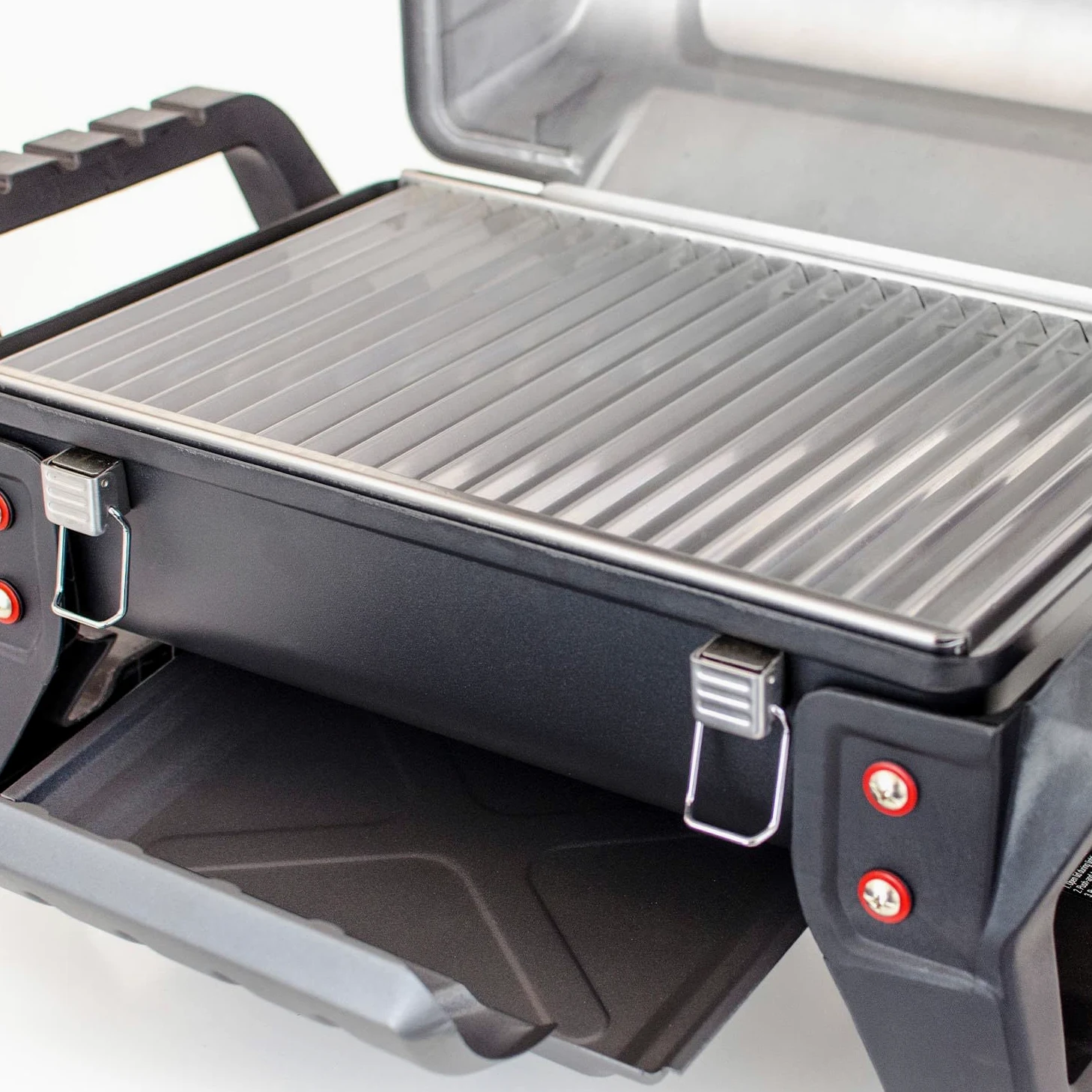 Char-Broil X200 Grill2Go - Barbecue Portable avec Système de Cuisson TRU-Infrared, Gris/Fonte d'aluminium