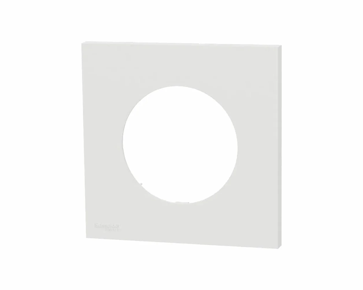 Schneider Odace Plaque de finition 1 poste Blanc craie S920702
