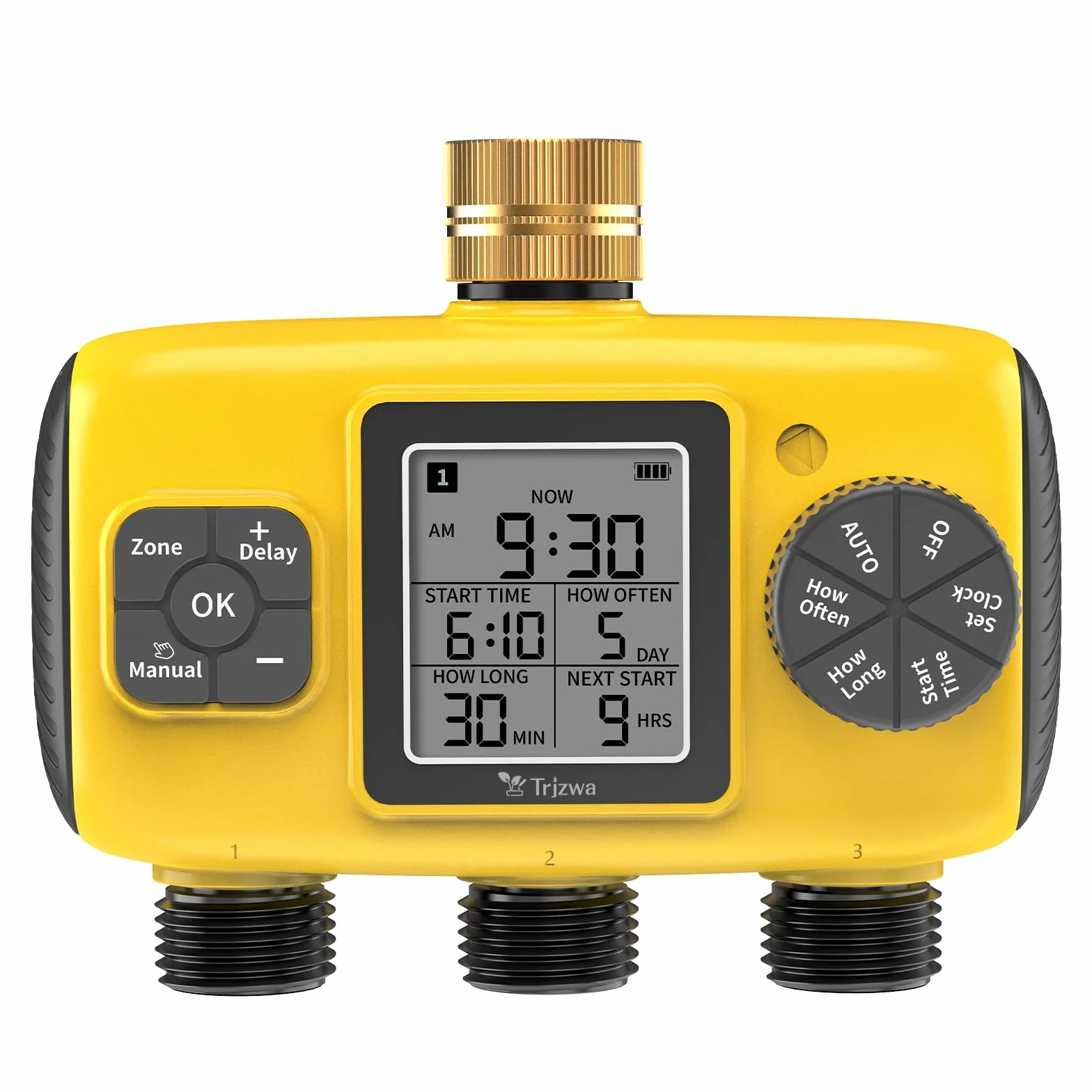 Programmateur Arrosage Automatique 3 Sorties IP55 Jardin