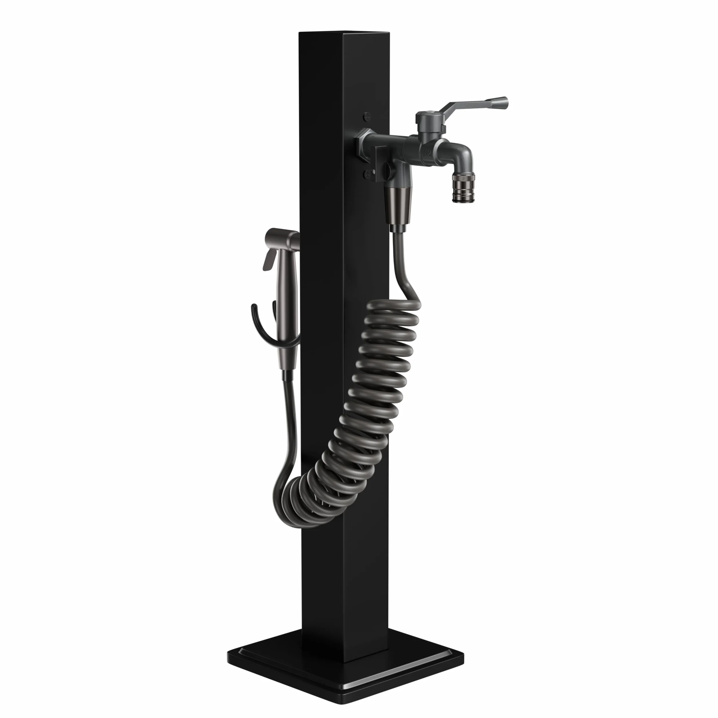 Colonne d'eau acier inoxydable 304 double sortie robinet pistolet résistant gel -20℃ jardin