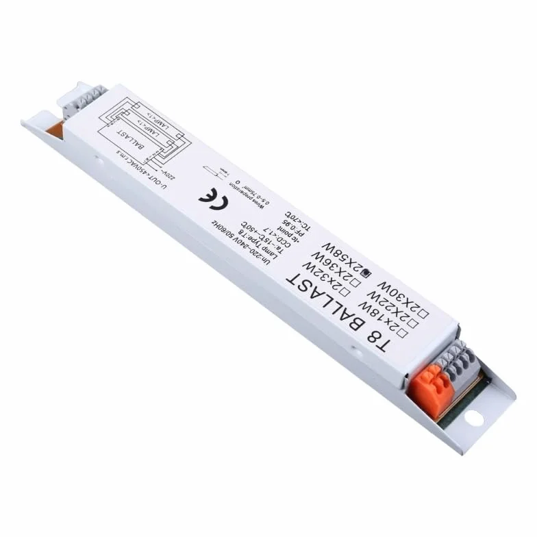 Ballast électronique Buwei T8 220-240V AC 2x58W