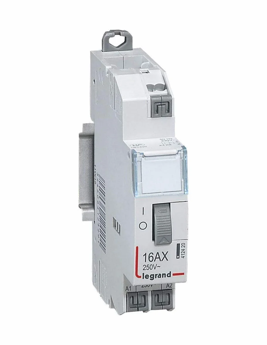 Télérupteur standard 1P 16A 250V~ contact 1F 24V~ 1 module