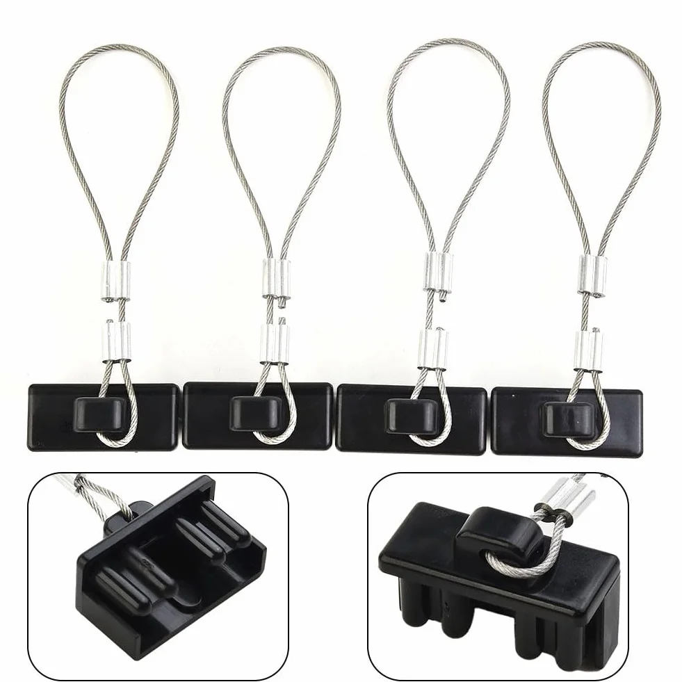 Lot de 4 cache-poussière pour prise de batterie 50 A Anderson - Capuchon de protection en PVC ignifuge