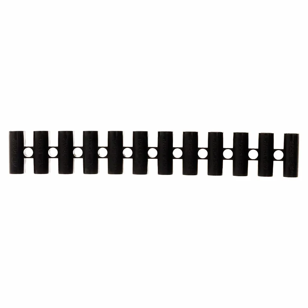 Zenitech Barrette 12 plots 16mm² Noir