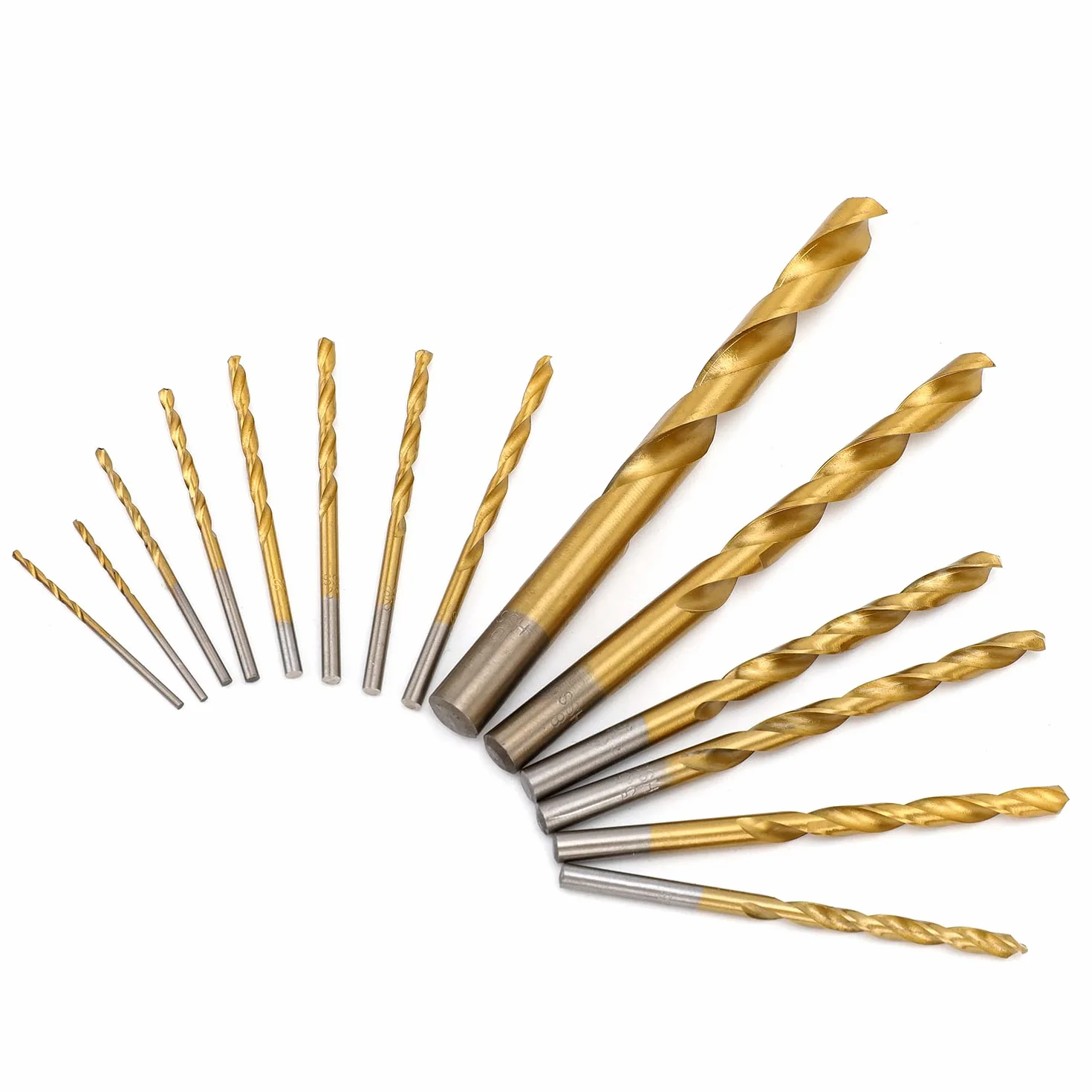 Amazon Basics Coffret forets acier rapide métal bois plastique 14 pièces 1,5-10 mm
