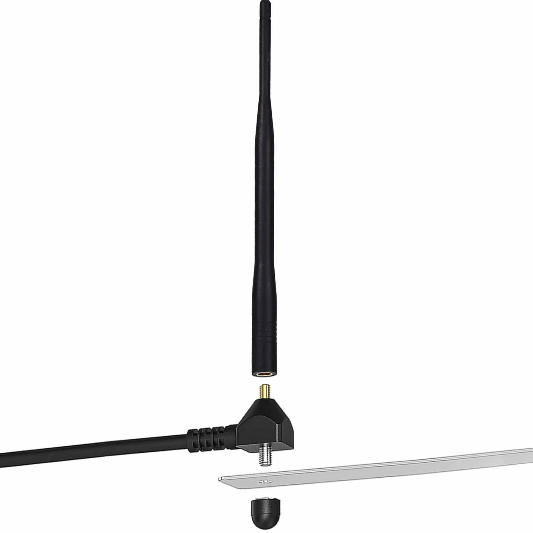 GTO Ouvre-Porte Smart Gate 433,92 MHz Récepteur Longue Distance Antenne 3 m Faible Perte Compatible Tout Été