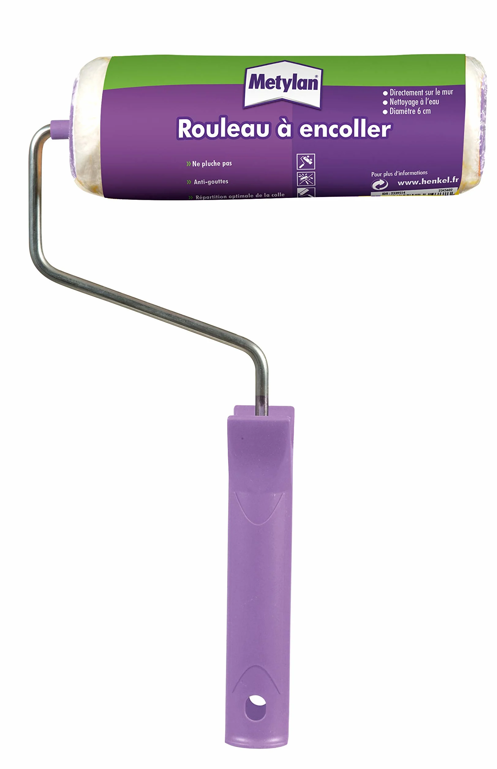 METYLAN Rouleau à Encoller 6 cm pour étaler la colle papiers peints