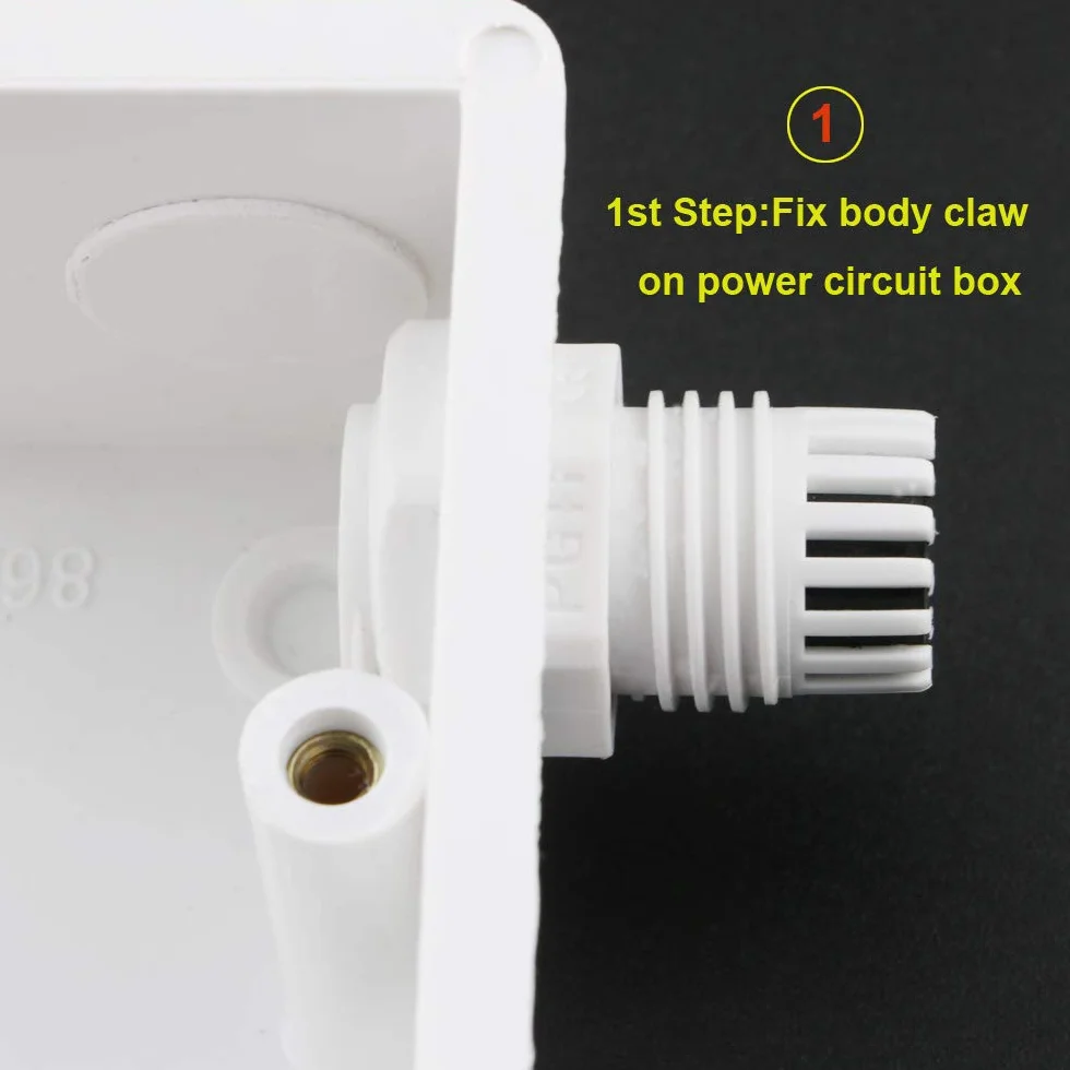 Presse-étoupes PG7 Nylon étanches Blanc 3-6.5mm GTIWUNG 50Pcs
