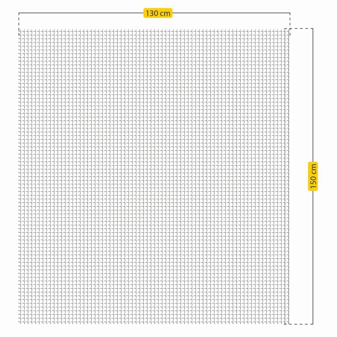 Schellenberg 50714 Moustiquaire fenêtre recoupable 130 x 150 cm Blanc