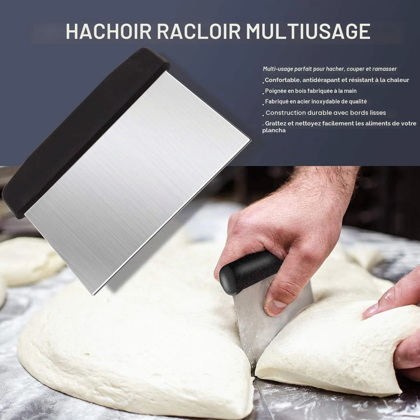 AMZMUKAUP 11 Pièces Spatules pour Barbecue en Acier Inoxydable Professionnelle BBQ Teppanyaki