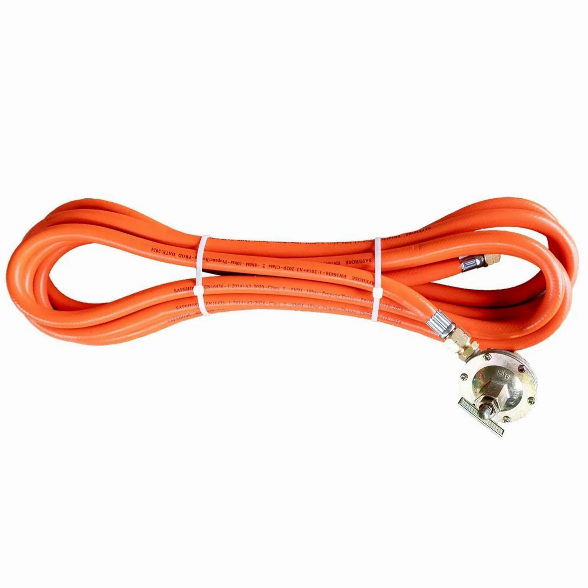 INTEC - Désherbeur thermique à gaz 2 Bruleurs Ø 60 mm Turbo Détendeur gaz 4.0 bar Tuyau 5m + Chariot de Transport INTEC