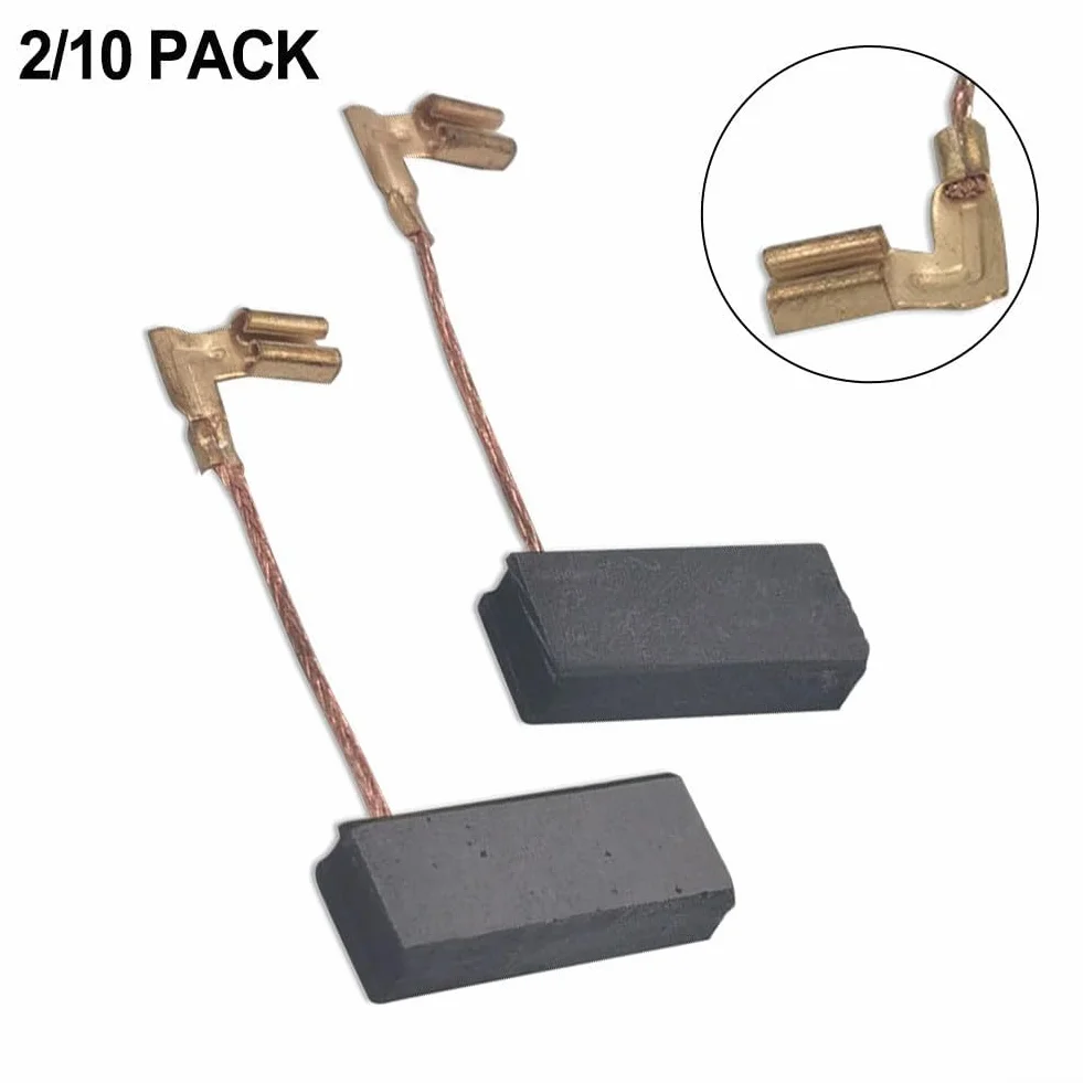 Lot de 2 balais de charbon de rechange pour perceuse Bosch GBH2-22 GBH2-23 GBH2-24 GBH2-26