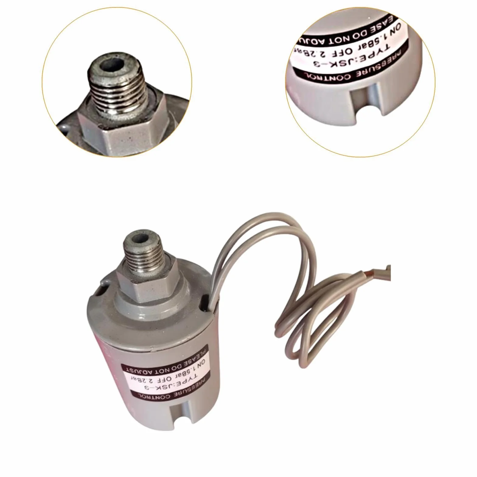 F Fityle Interrupteur de Pompe de surpression, contrôle de Pression, Facile à Installer, Stable et Pratique, Interrupteur de Pompe à Eau pour Le pompage, Externe 12.5 Mm