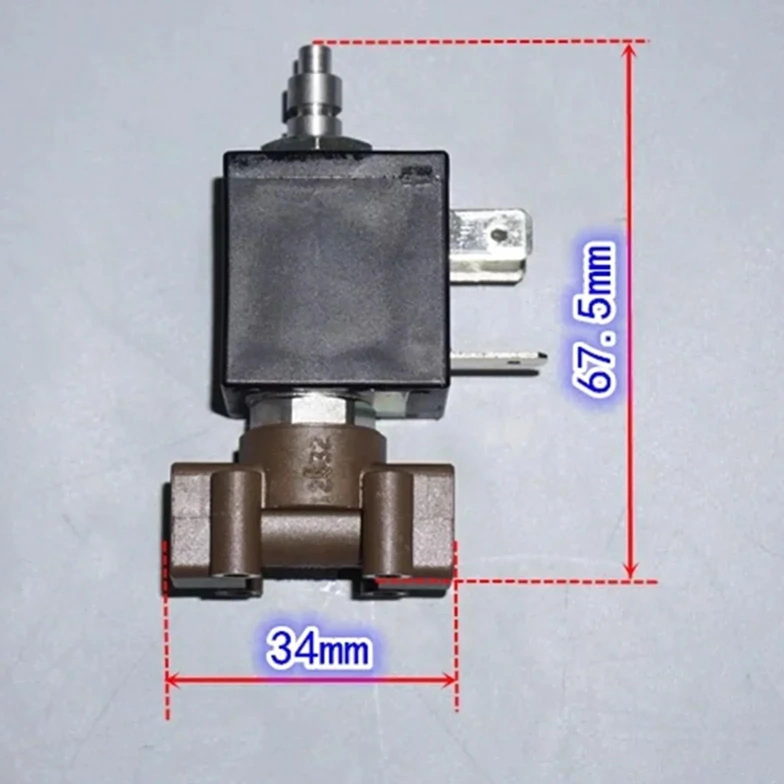 Micro électrovanne électrique AC 230V 240V G1/8, 2 positions 3 voies, vanne de contrôle débit d'eau, 0-15 bar