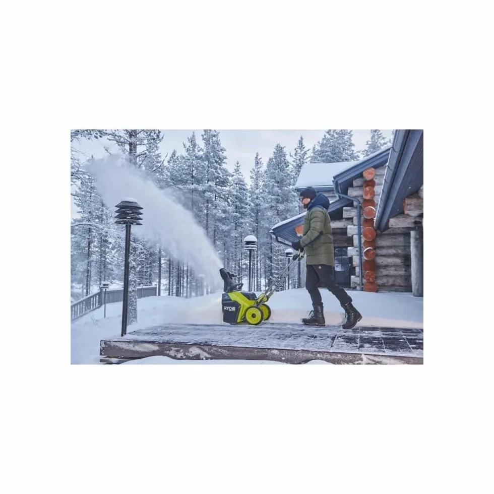 RYOBI Déneigeuse 36V Brushless 45 cm 25 cm 8m 1 Batterie 4,0 Ah Chargeur