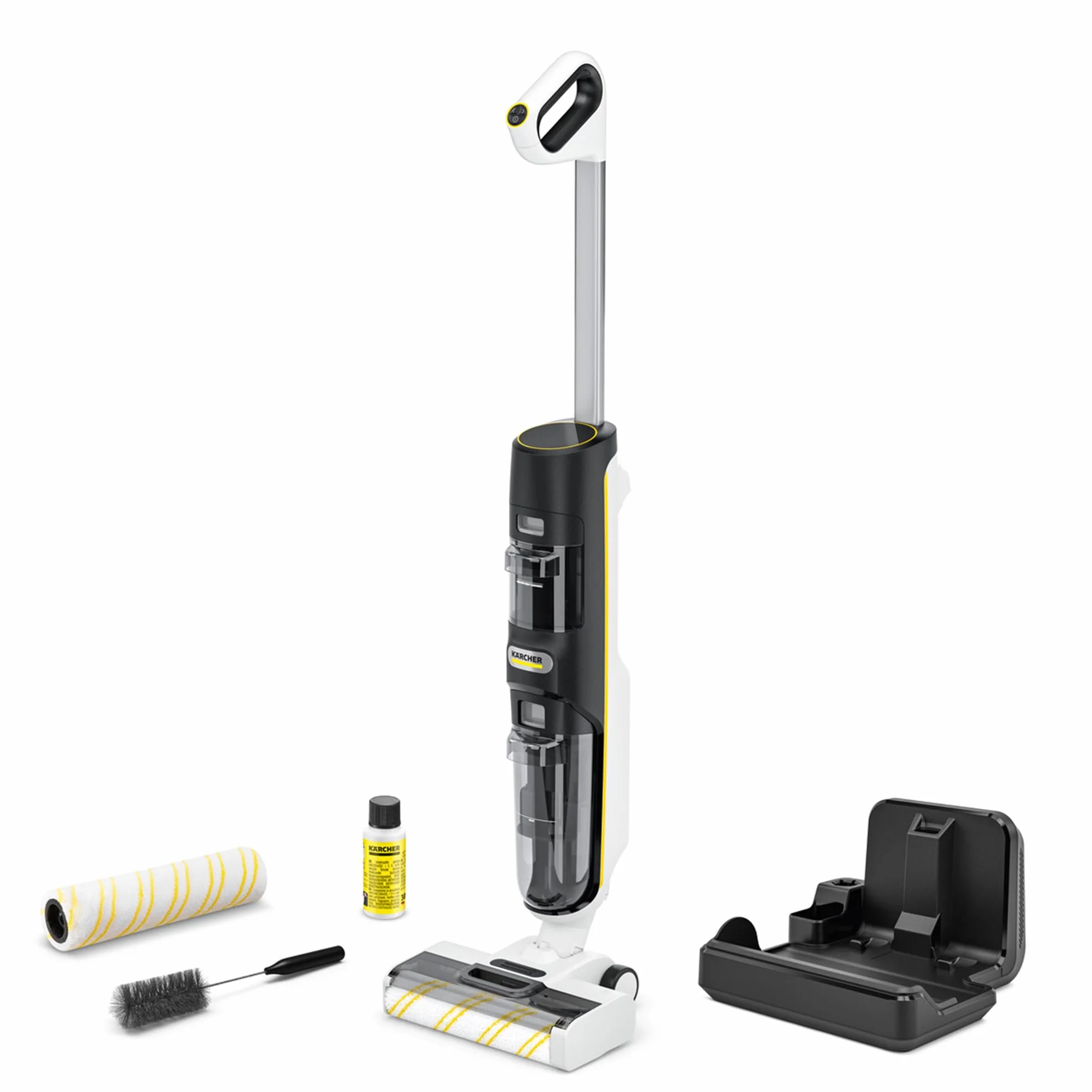 KÄRCHER aspirateur laveur FCV 4 Dry Extra 3-en-1 autonomie 45 min rendement 200 m² capteur Dynamic Control