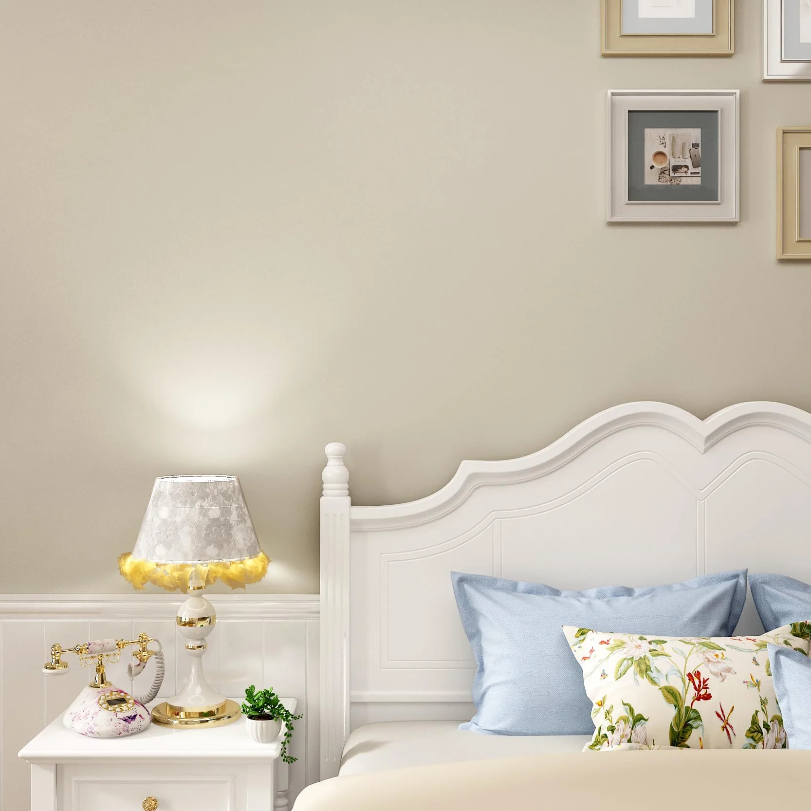 Livelynine Papier Adhésif pour Meuble Beige Mat Vinyle 40cm x 2m Imperméable Rouleau Décoratif