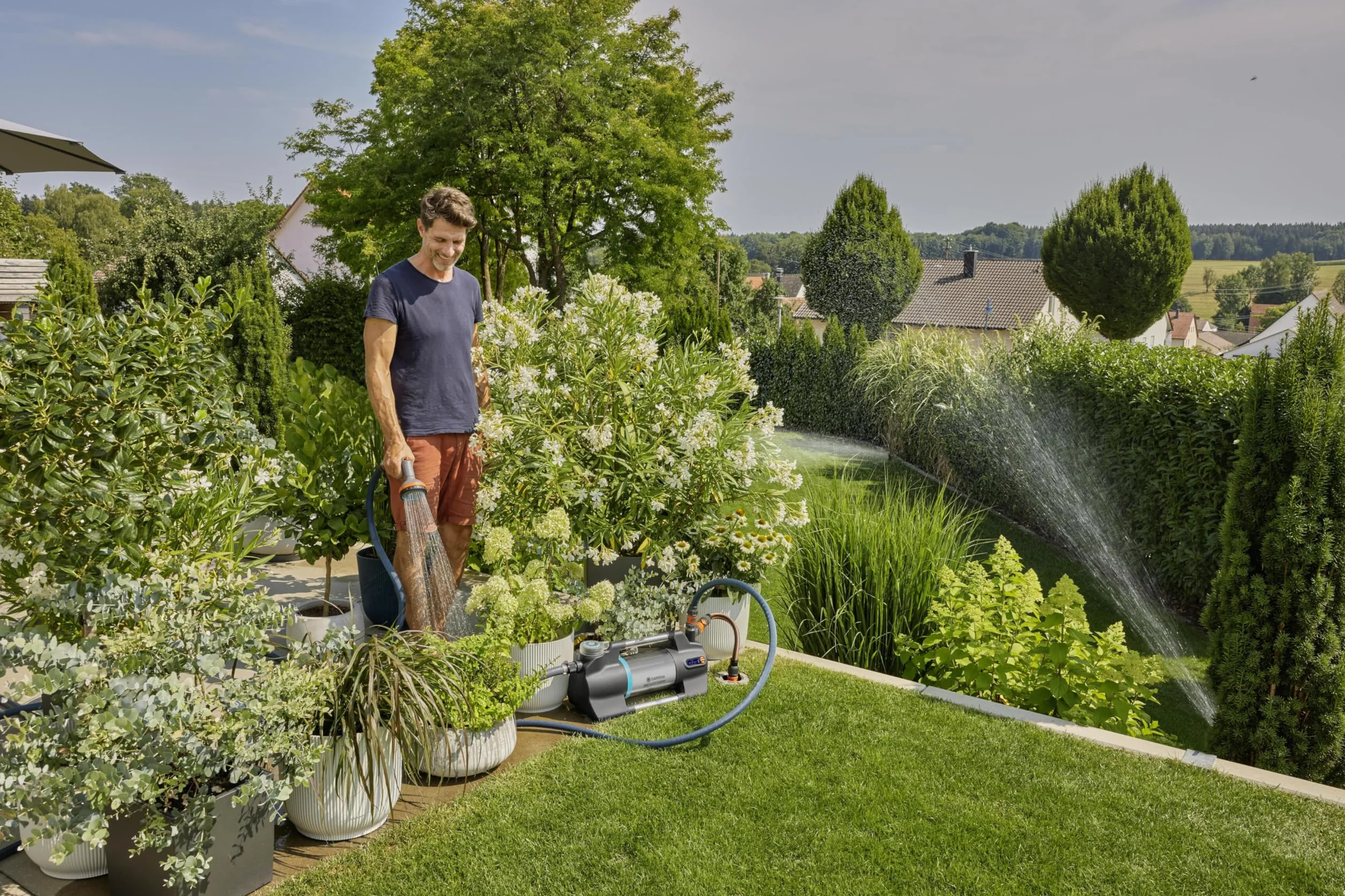 Gardena Pompe de jardin 6500 SilentComfort 6500 l/h acier inoxydable