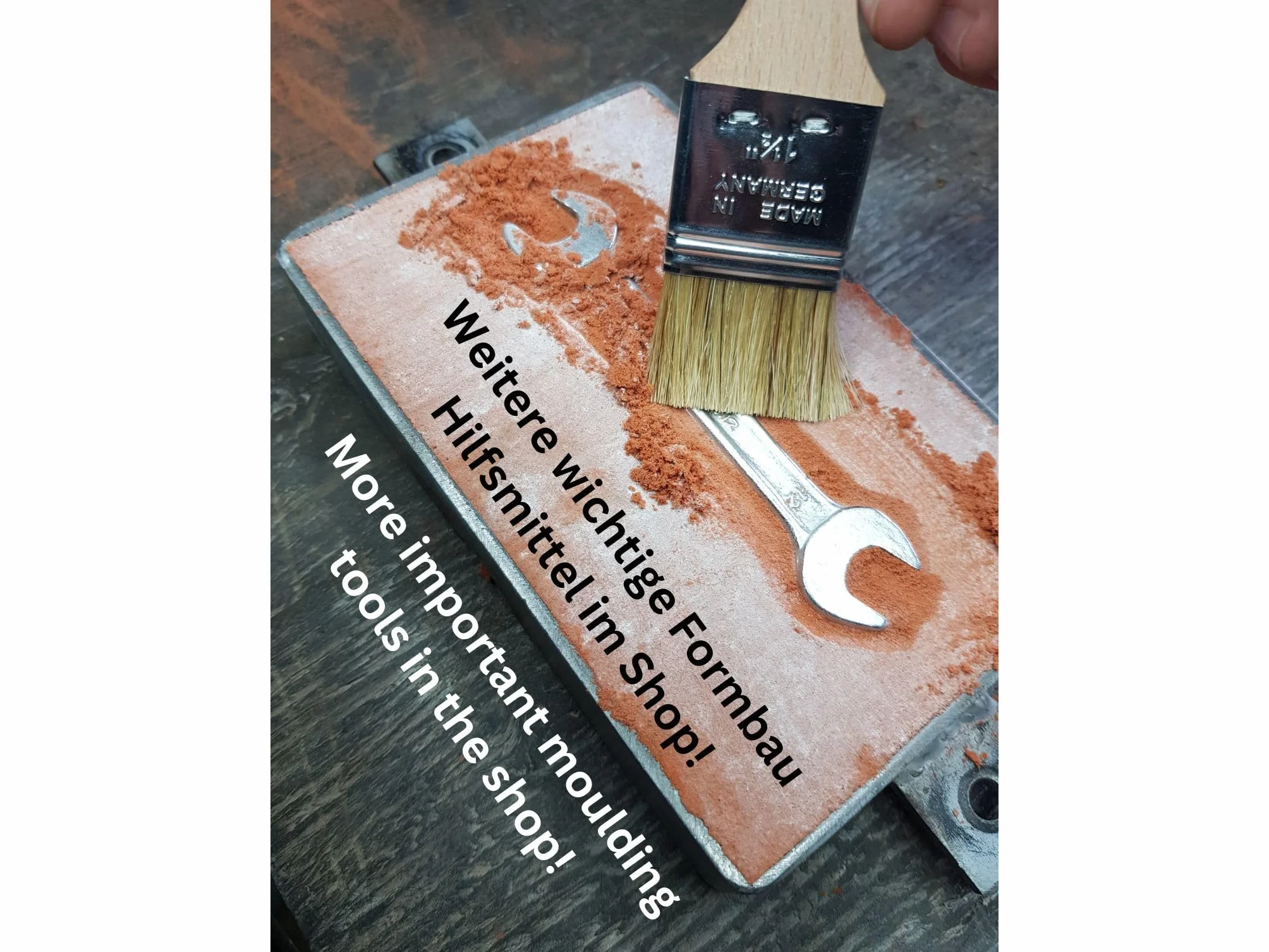 Sable de moulage à l'huile pour fonte métallique, fabriqué en Allemagne, +100 g de talc pour 5 kg et 10 kg, pour métaux légers et lourds, grain très fin, réutilisable, idéal pour les fondeurs
