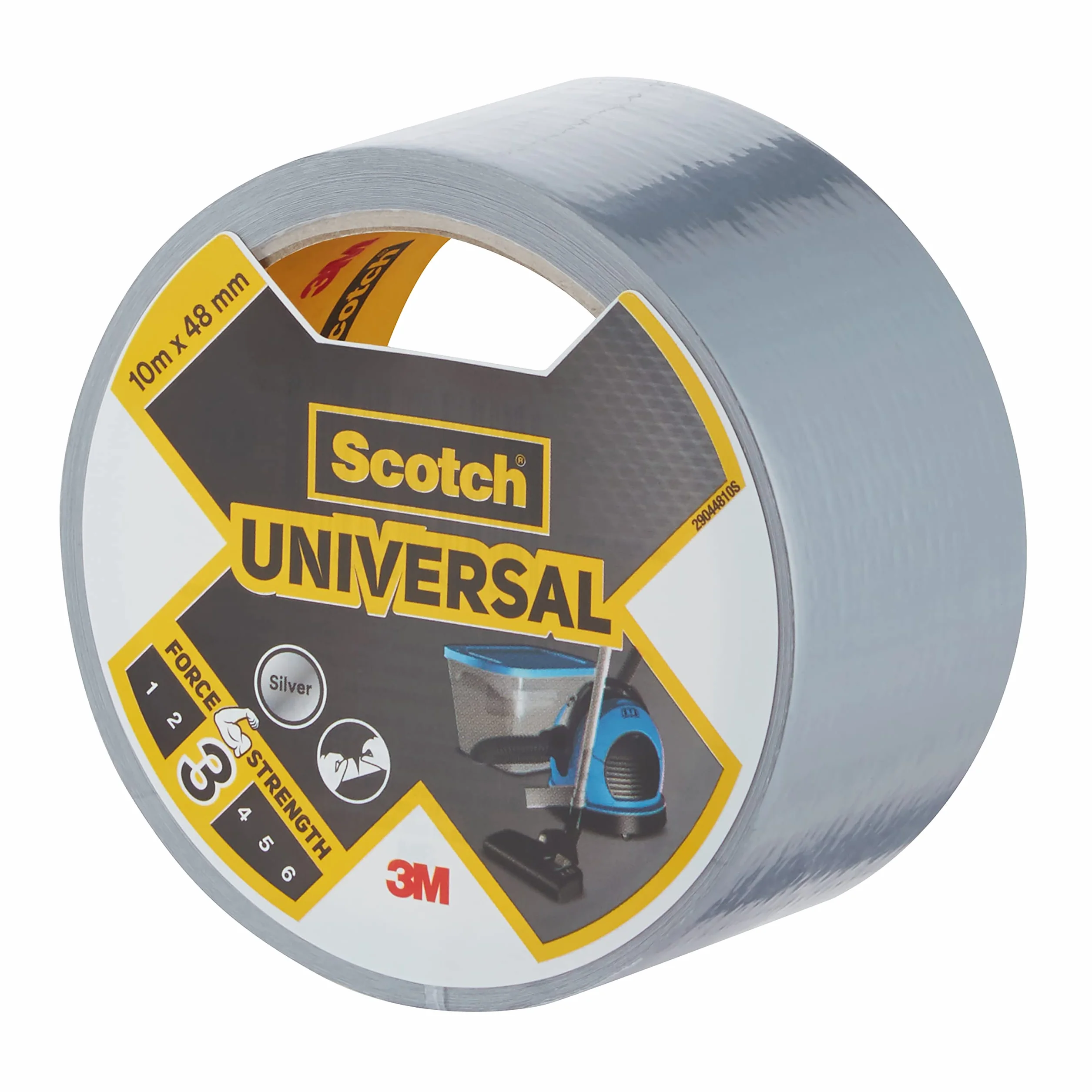 Scotch 2904 Ruban adhésif universel Argenté 10 m x 48 mm