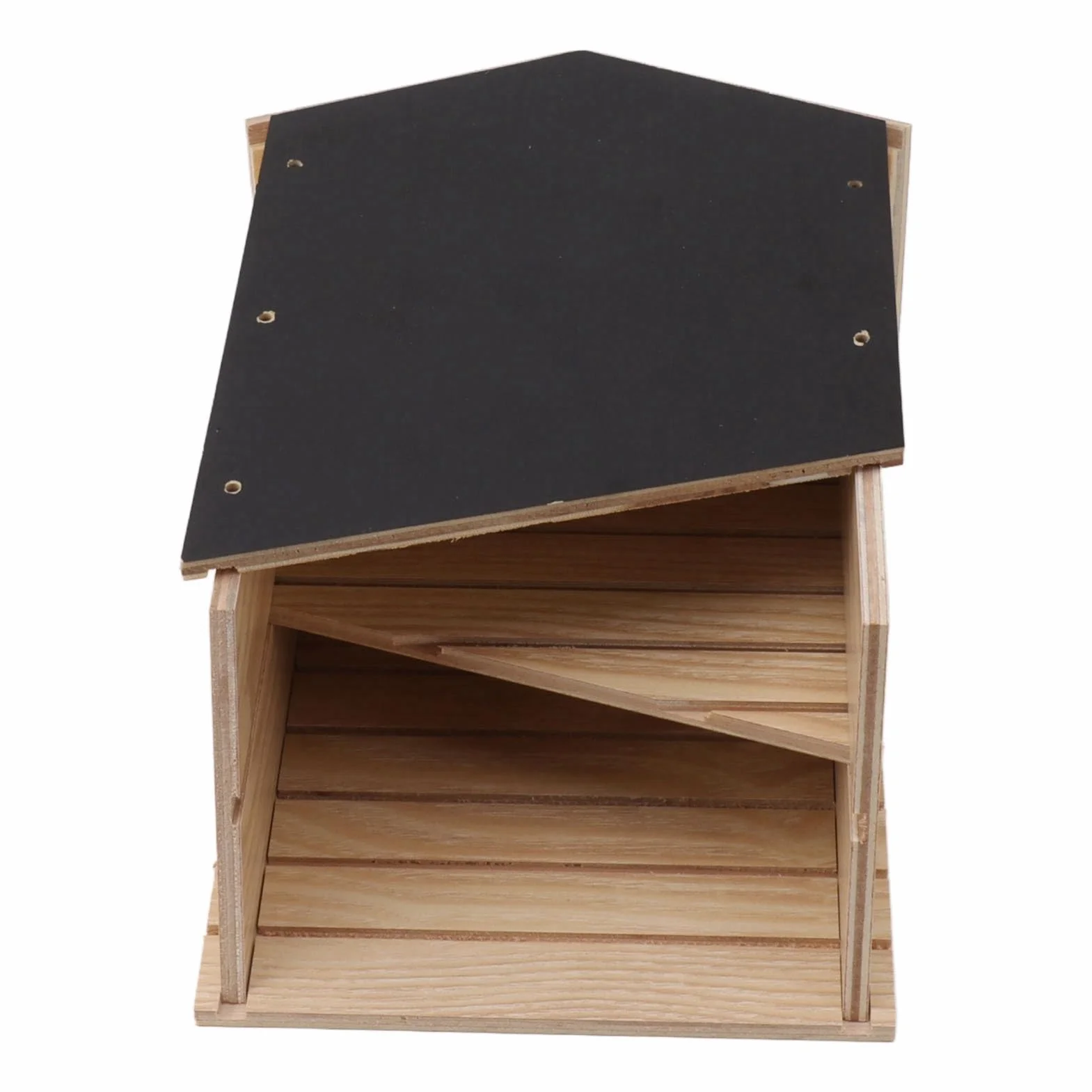 Maison pour Chauve-souris en Bois Double Chambre Imperméable Coupe-vent Extérieur