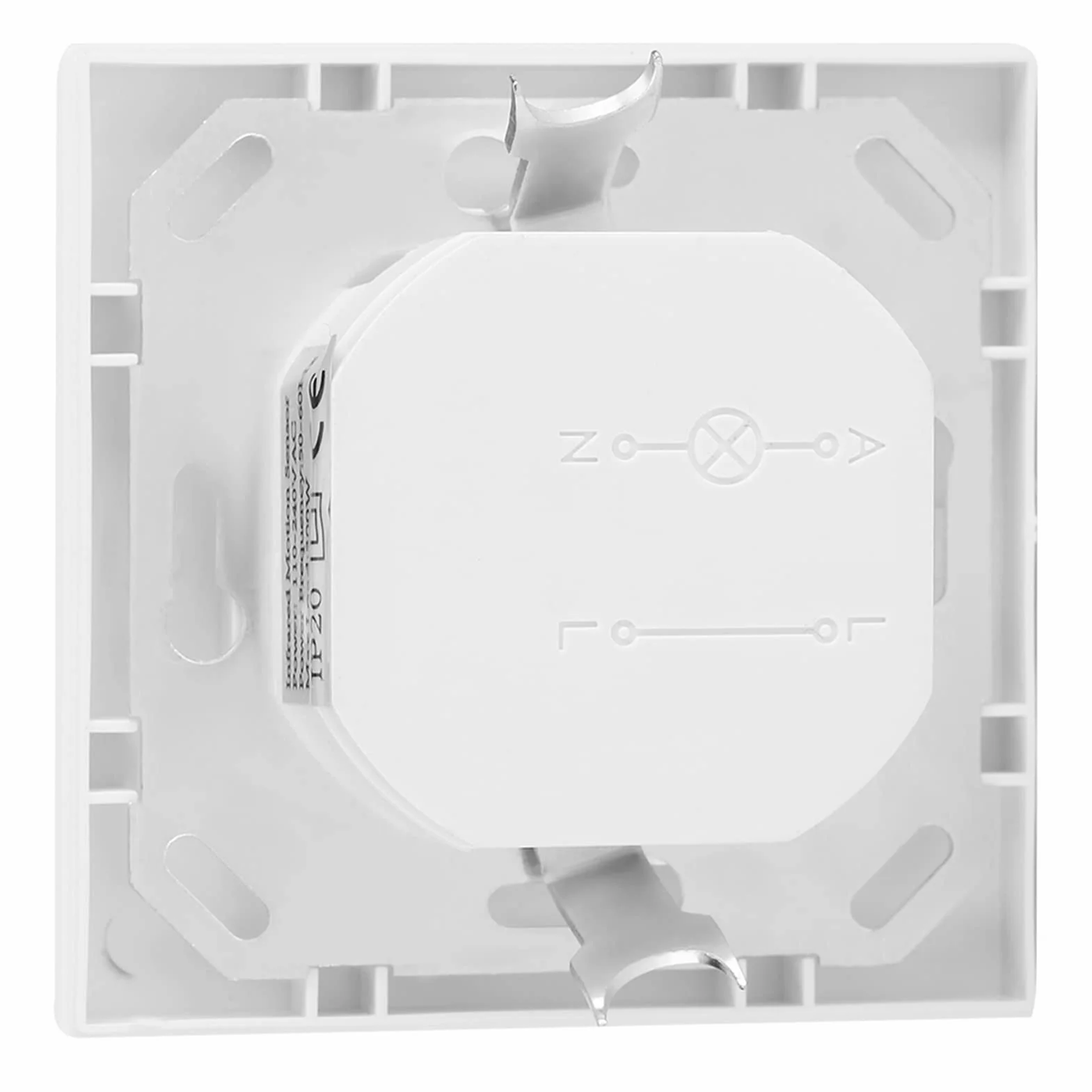 KIMISS Interrupteur à Capteur de Mouvement Infrarouge PIR pour Applique Murale Encastrée 110 V-240 V