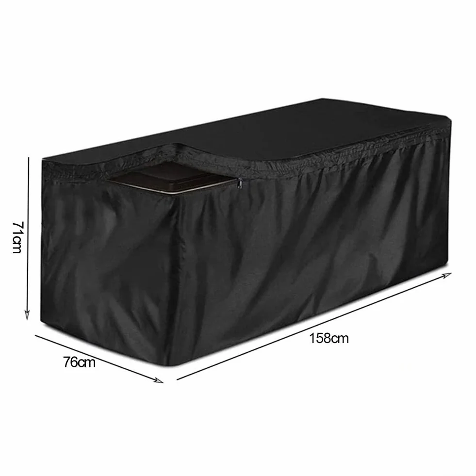 Housse de protection pour coffre de jardin - 158 x 76 x 71 cm (L x l x H)