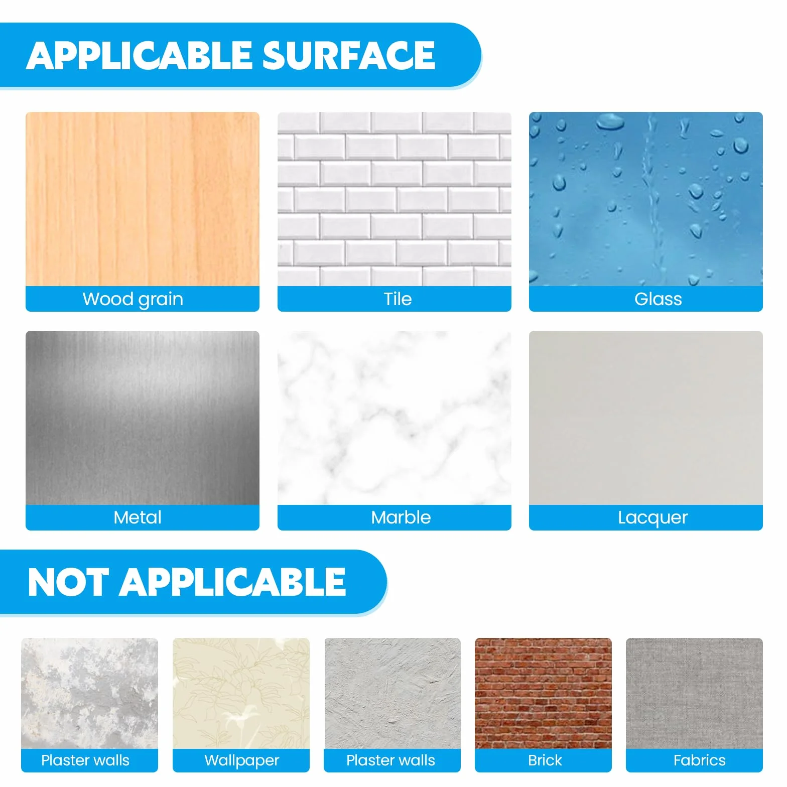 LLPT Crochets Sans Clous Murales 12 Paires 19x94 mm Bandes Adhésives Ultra-Résistantes Noir