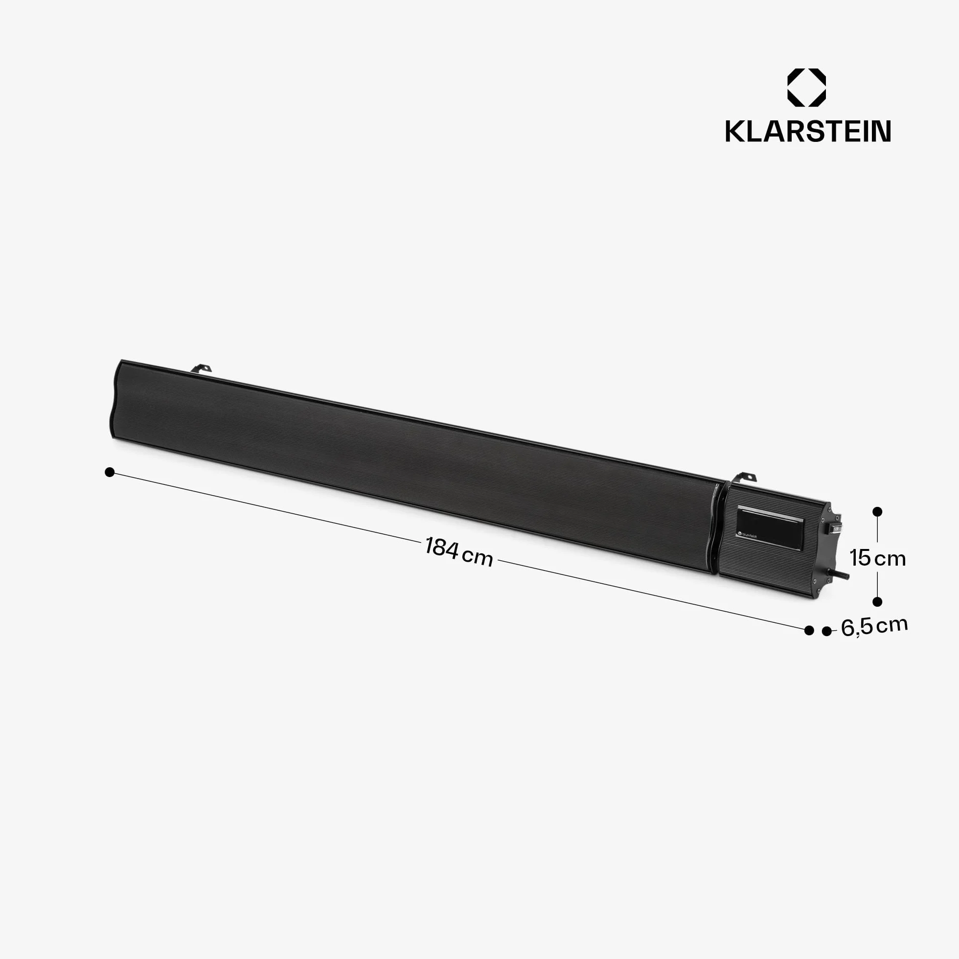 Blumfeldt Chauffage Electrique à Infrarouge 3000W Jardin Terrasse IP44 Télécommande Minuterie