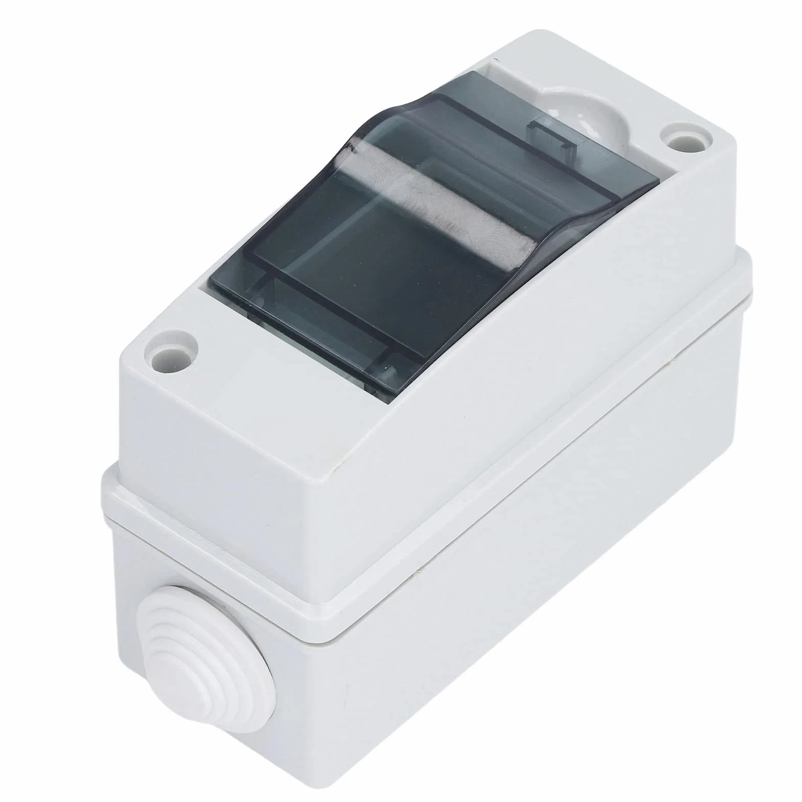 Boîte de Jonction Électronique IP66 avec Couvercle Transparent 125 x 55 x 90mm Plastique ABS PC